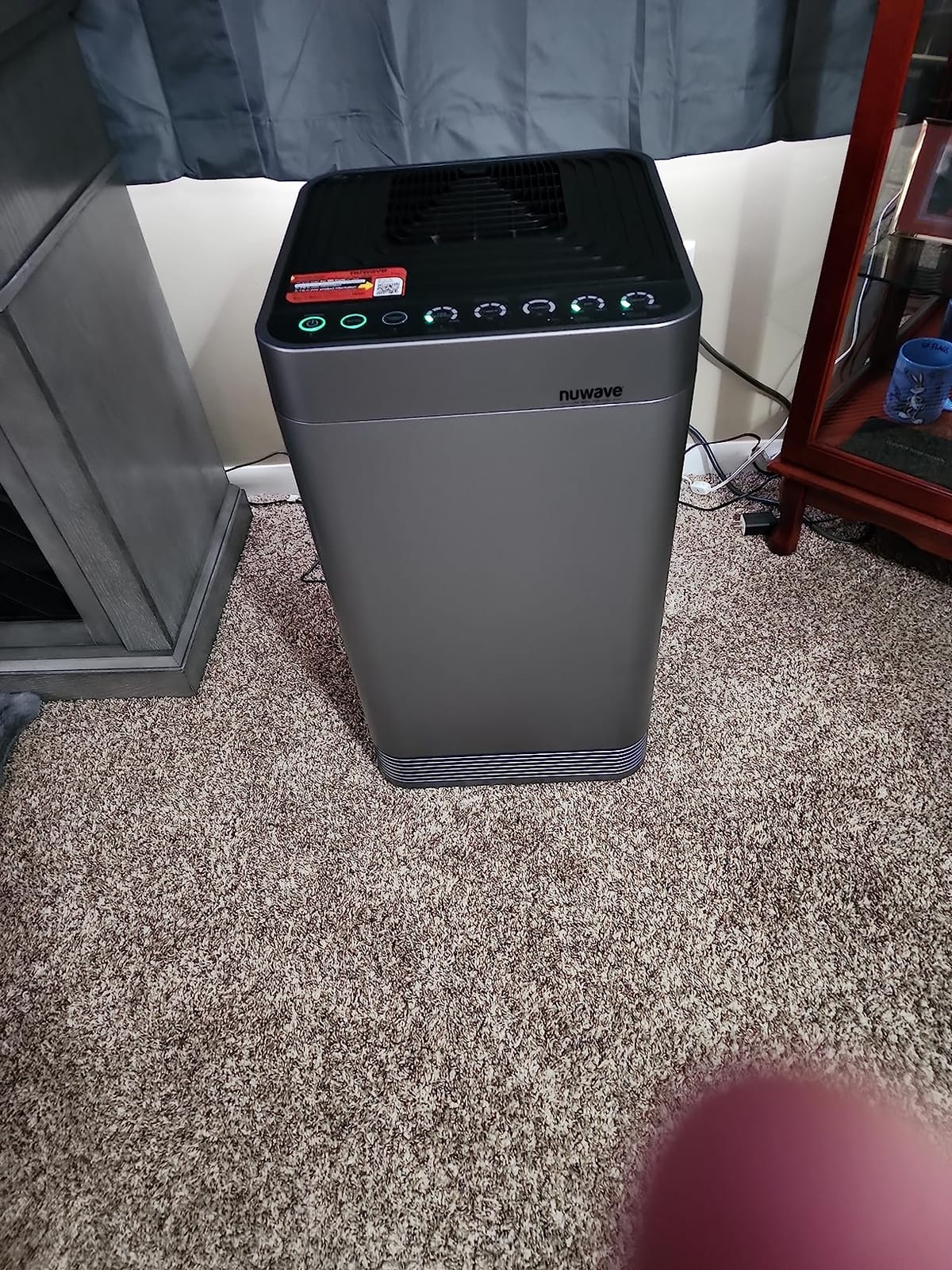 Nuwave Whole House Air Purifiers, Oxypure Smart Air Purifier with 5 Stages | Tower Structure Air Filter, Air Quality & Odor Sensors, Sleep Mode for Bedroom, Removes 99.99% of Dust, Smoke, Pollen customer photo 1