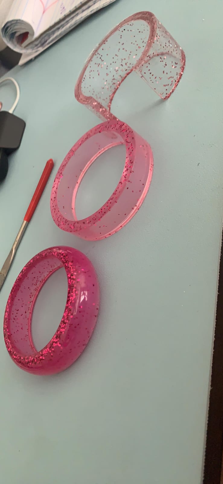LET'S RESIN 30pcs Resin Jewelry Molds, Jewelry Molds for UV Resin, Resina Silicone Molds kit with Bracelet,Pendant,Ring for Epoxy Casting customer photo 1