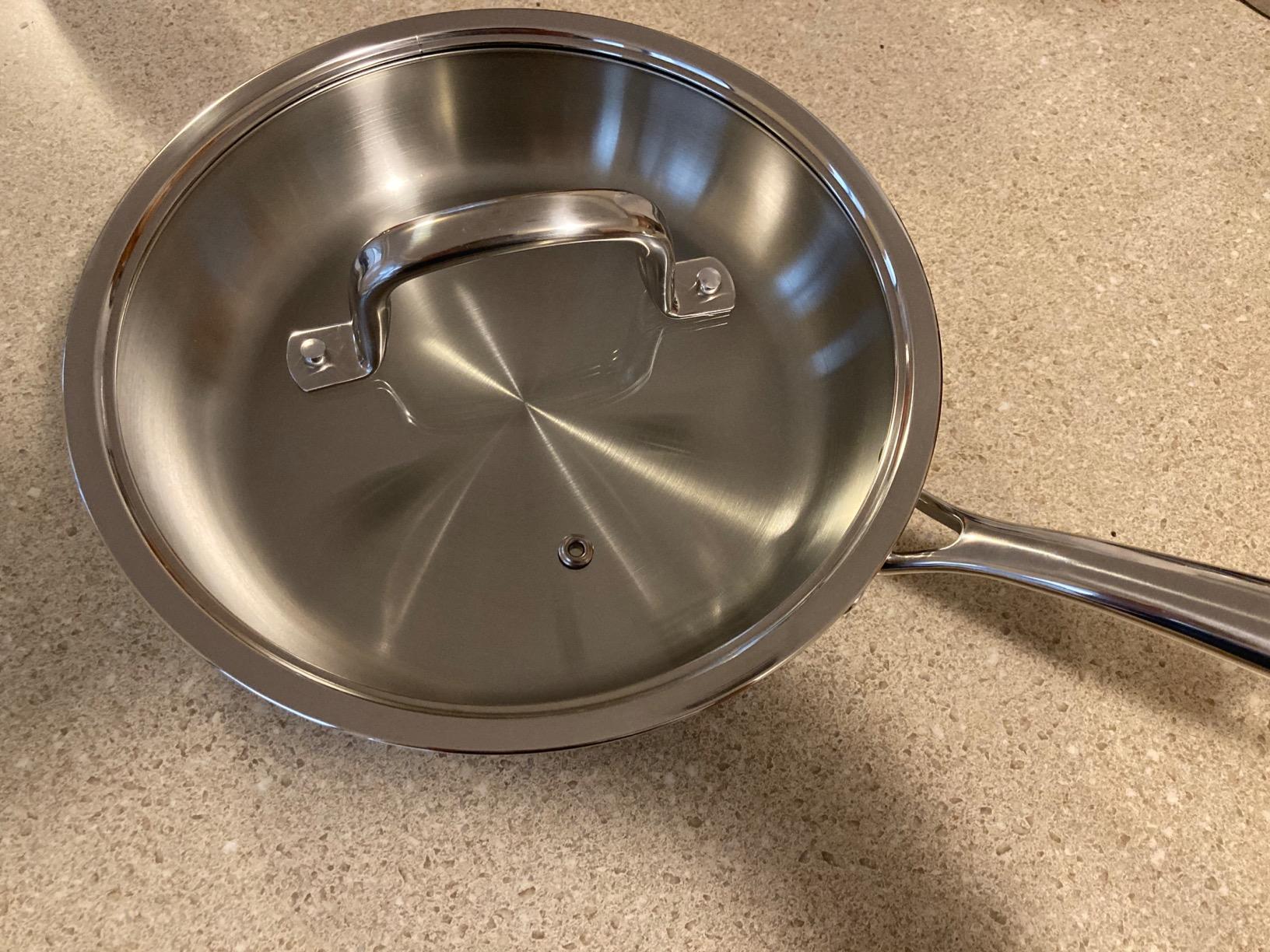 Cook N Home 7-Piece Tri-Ply Clad Stainless Steel Cookware Pots & Pans Set | Fully Clad Stockpot & Saucepan with Lids, Fry Pan Included, Induction Ready, Works on All Stovetops, Oven & Dishwasher Safe customer photo 1