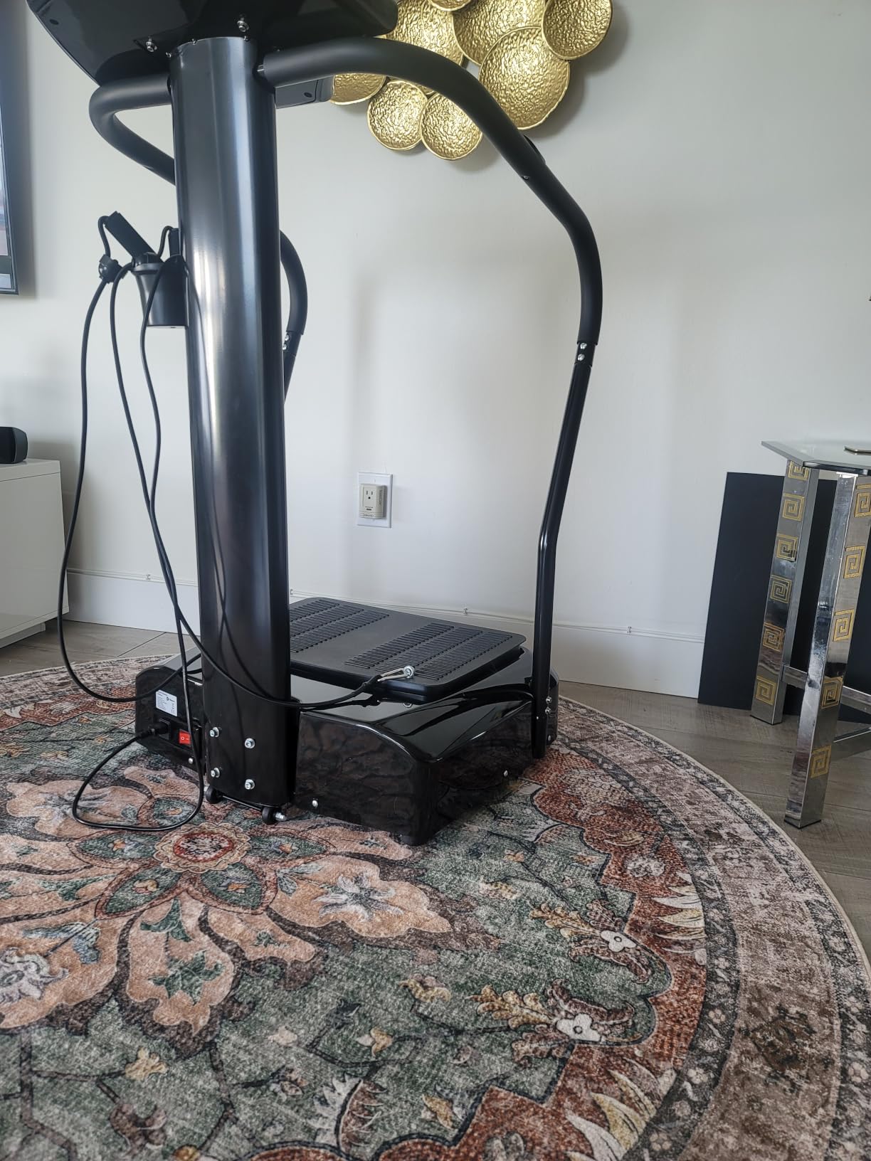 Lifepro Rhythm Vibration Plate Exercise Machine with 99 Speed Levels | Heart Rate Monitor, Resistance Bands, Cup Holder, Phone Holder - Vibration Plate for Lymphatic Drainage & Full Body Workout customer photo 1