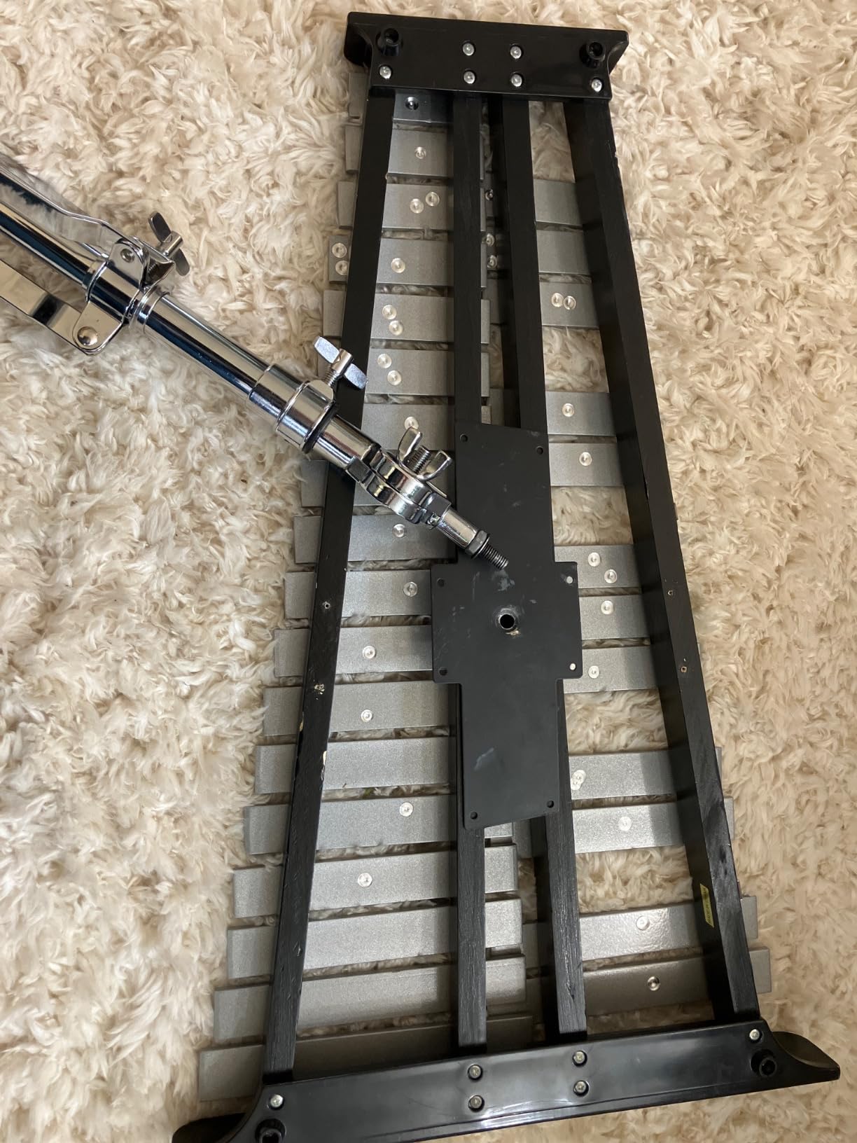 Giantex Percussion Glockenspiel Bell Kit 30 Notes, Xylophone with Adjustable Height Frame, Music Stand, 8