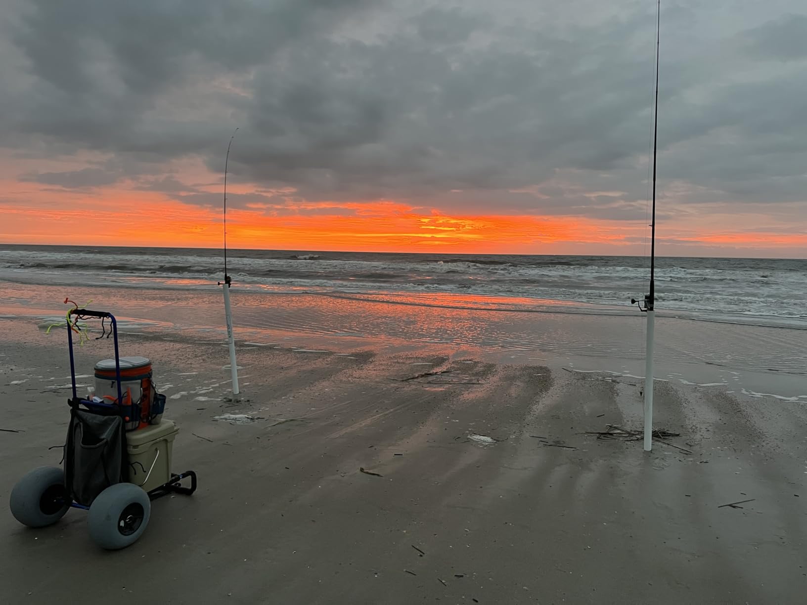 My Beach Cart The Original Patented NO Rust Aluminum Foldable Beach Cart 13 INCH Big Wheels Balloon Tires for Sand Heavy Duty. Often Imitated, Never Duplicated. customer photo 2
