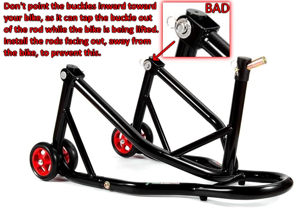 MOTO4U Motorcycle Stand Front Headlift Triple Tree Headlift Front Wheel Lift Stand- Sport Street Bike Motorcycle customer photo 2