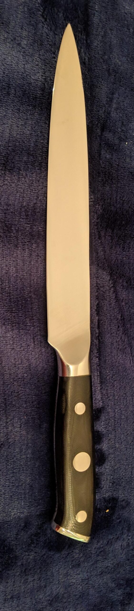 PAUDIN Carving Knife Set, 8 inch German High Carbon Stainless Steel Meat Slicing Knife with 7 inch Turkey Fork, Ergonomic Full Tang G10 Handle, Dishwasher Safe, BBQ Brisket Slicer, Cooking Gifts for Men customer photo 1
