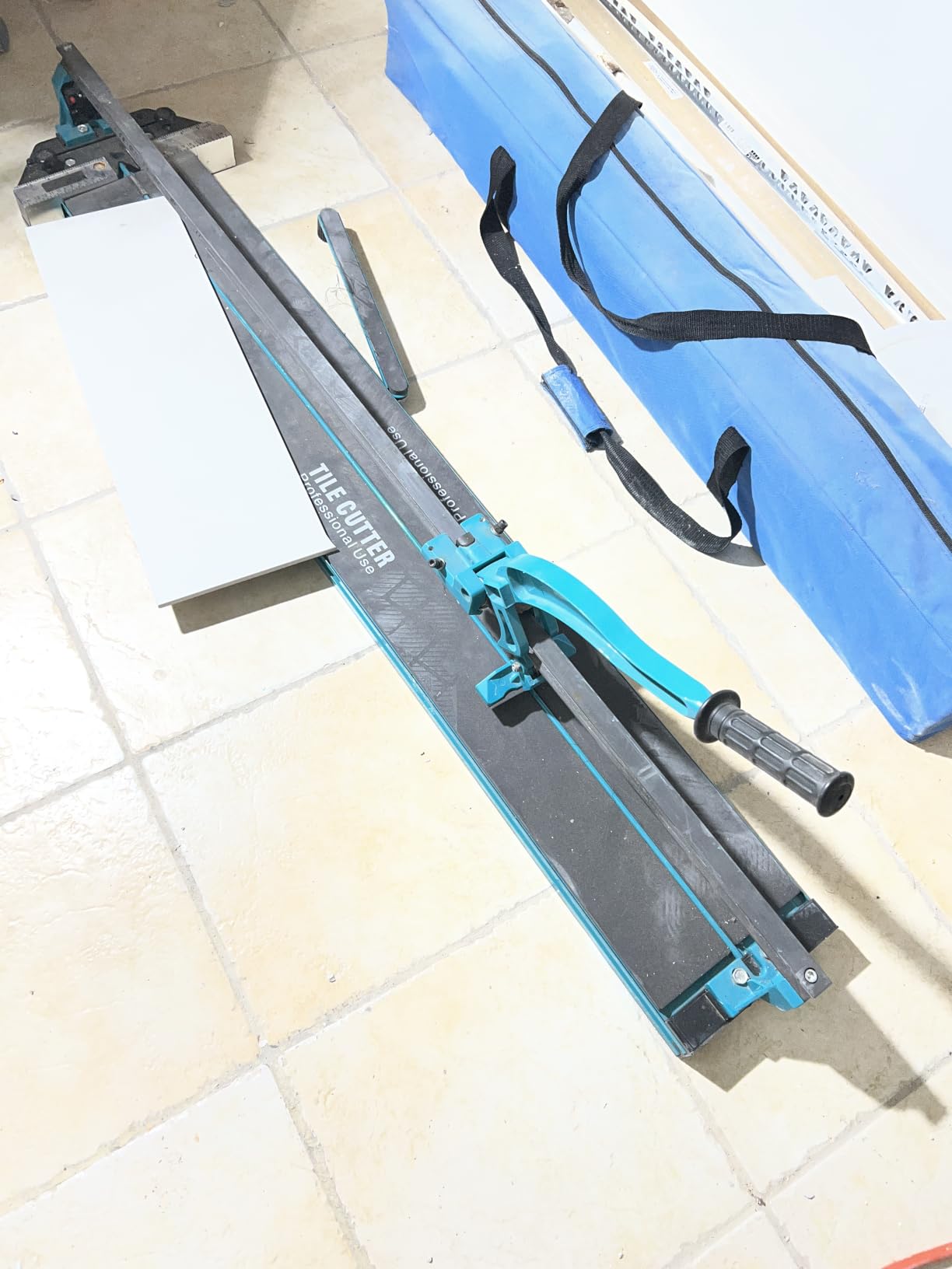 VEVOR 48 Inch Tile Cutter, Single Rail Double Brackets Manual Cutter Tool | For Workshops and Industrial, Precision Smooth Cutting, 3/5 in Cap with Precise Laser Positioning, Heavy-Duty Aluminium customer photo 1