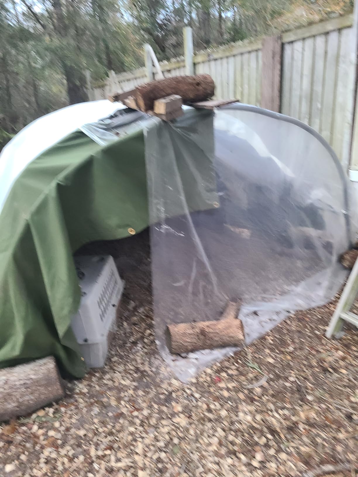 ShelterLogic 8' x 10' x 5' Small Round Livestock and Agricultural Storage and Shade Shelter Kit customer photo 1