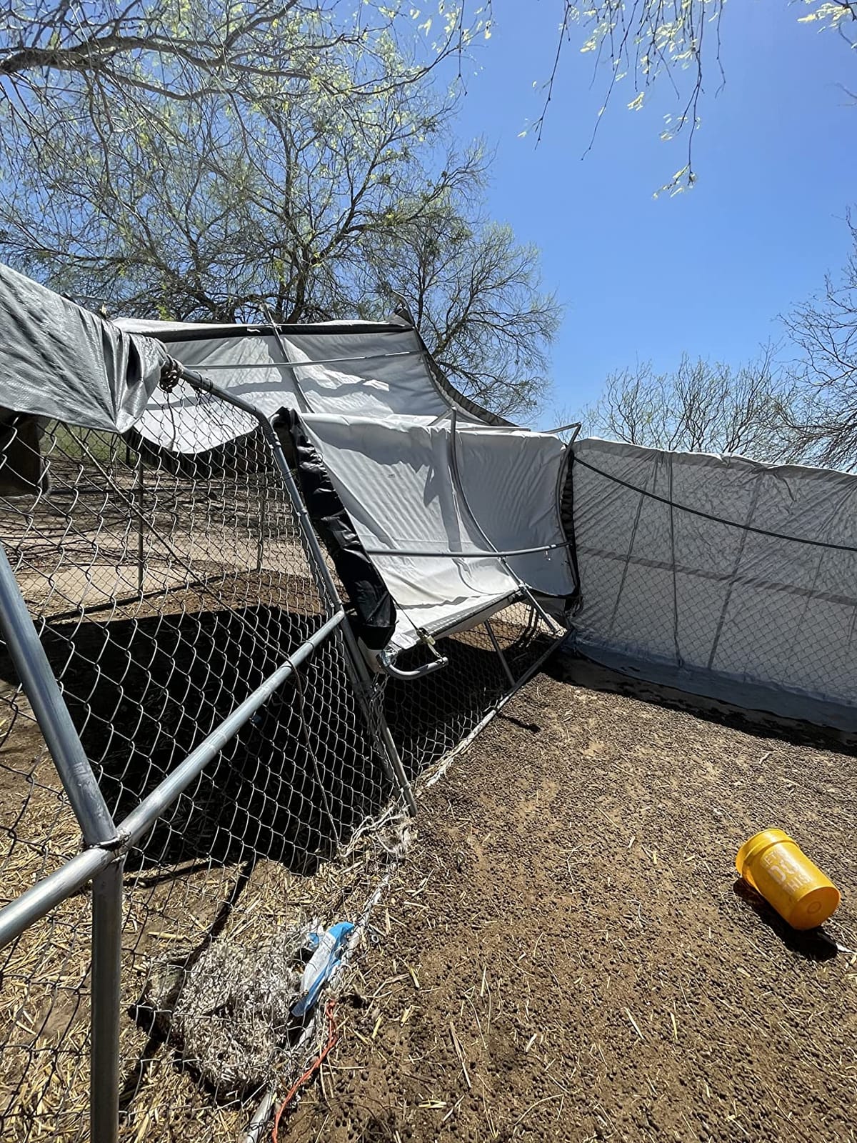 ShelterLogic 8' x 10' x 5' Small Round Livestock and Agricultural Storage and Shade Shelter Kit customer photo 2