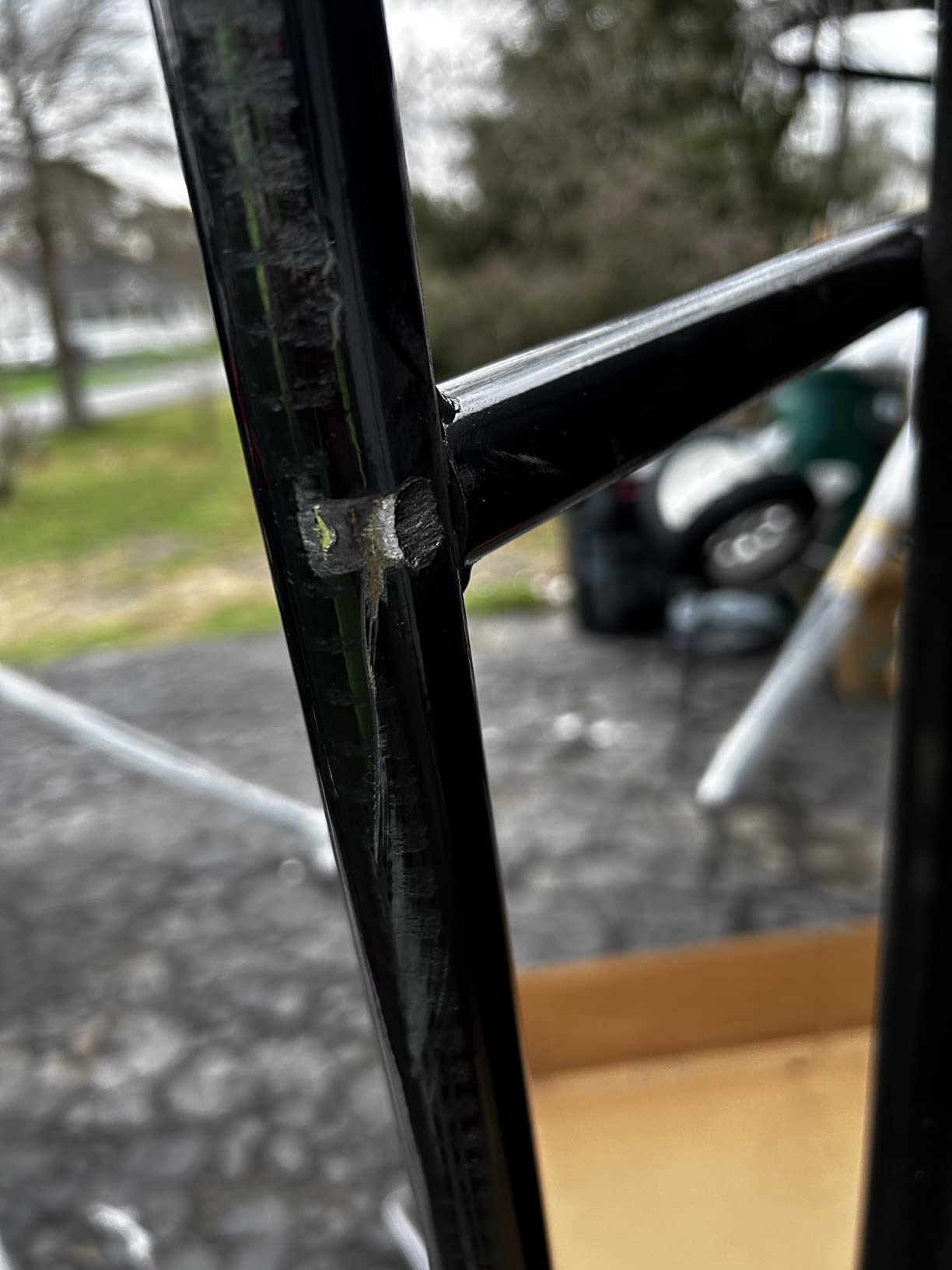 DK2 4 ft. x 6 ft. Single Axle Black UV Powder Coated Open Rail Utility Trailer customer photo 2