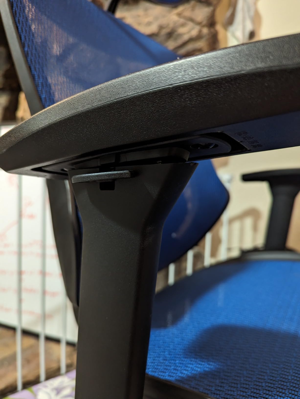 Staples Dexley Ergonomic Mesh Swivel Task Chair, Lumbar Support, Adjustable, Black | Ideal for home offices, workstations, and everyday desk use. customer photo 1