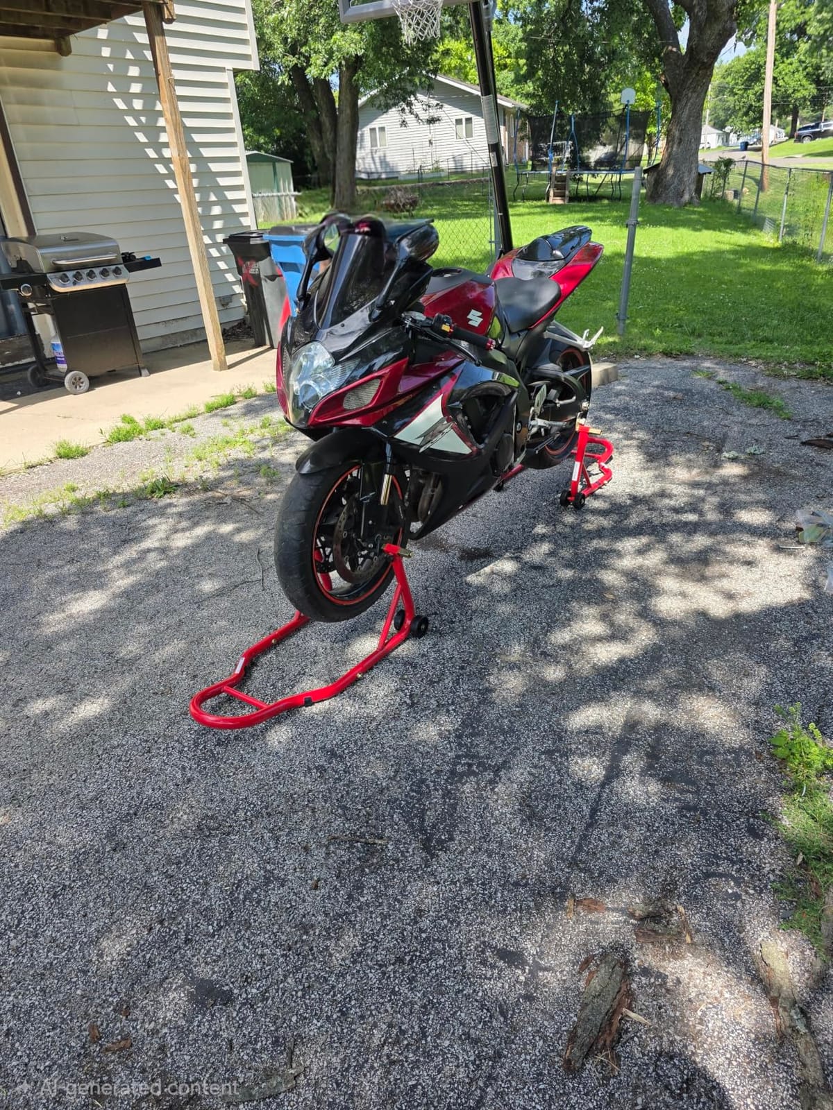 SPECSTAR Universal Motorcycle Stands 882 Lbs Capacity, Front Rear Wheels Lift Combo with U+L Adjustable Swingarm Spool, Paddock Stands fit for BMW, Suzuki, Yamaha, Honda, Kawasaki customer photo 2