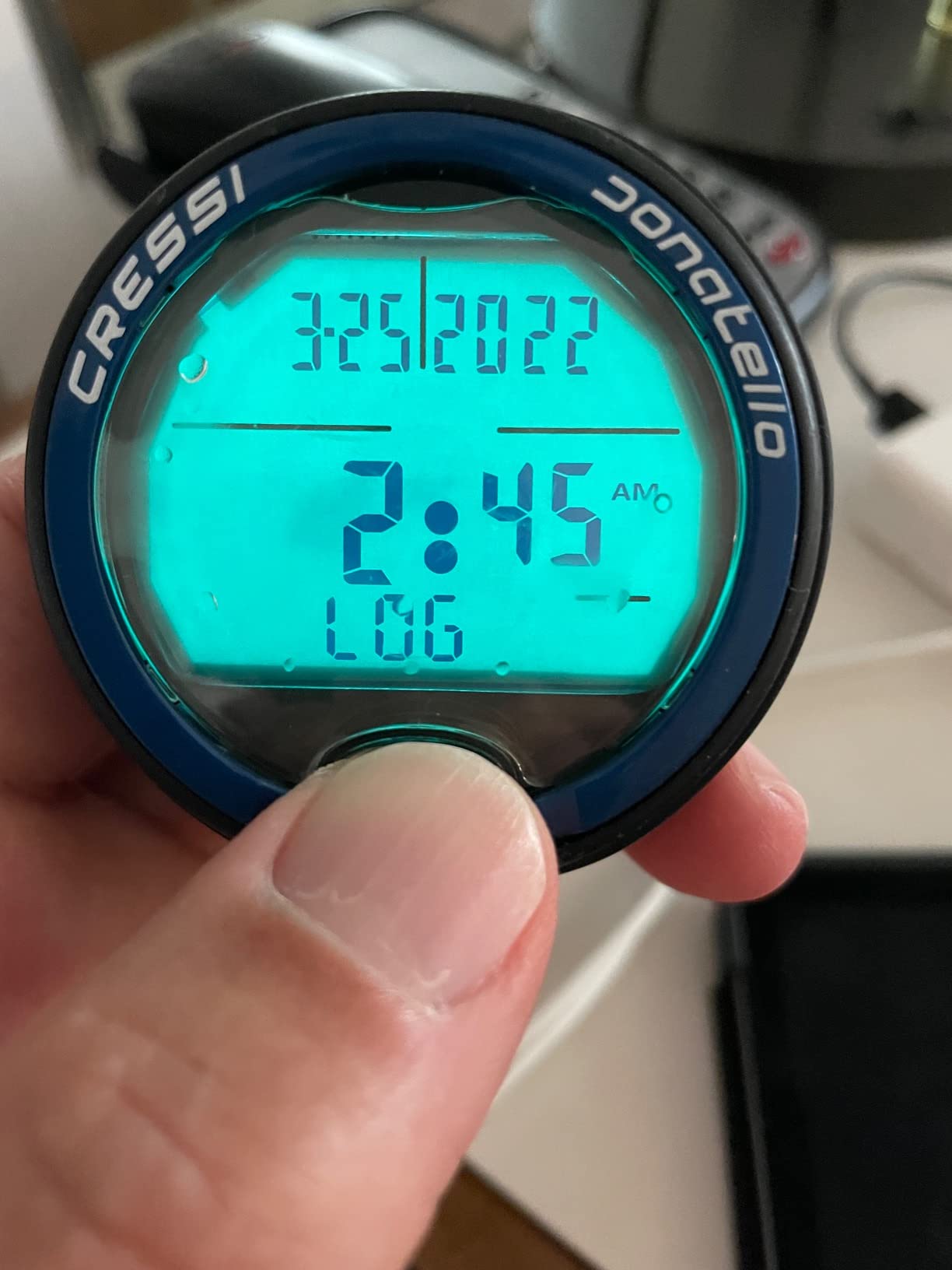Cressi Donatello Dive Watch, Dive Computer, Single Button, Black/Blue | Freediving Gauge Mode, User-Selectable Deep Stops, Windows & Mac Logs, IR Data Transfer customer photo 1