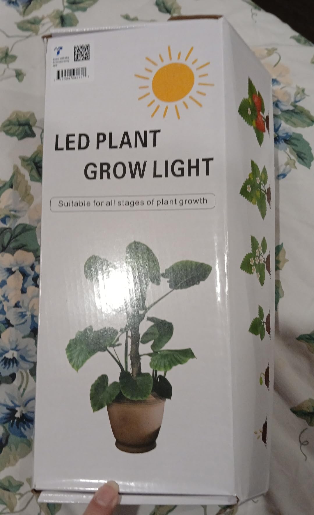 LEOTER Grow Light for Indoor Plants - Upgraded Version 80 LED Lamps with Full Spectrum & Red Blue Spectrum, 3/9/12H Timer, 10 Dimmable Level, Adjustable Gooseneck, 3 Switch Modes customer photo 2