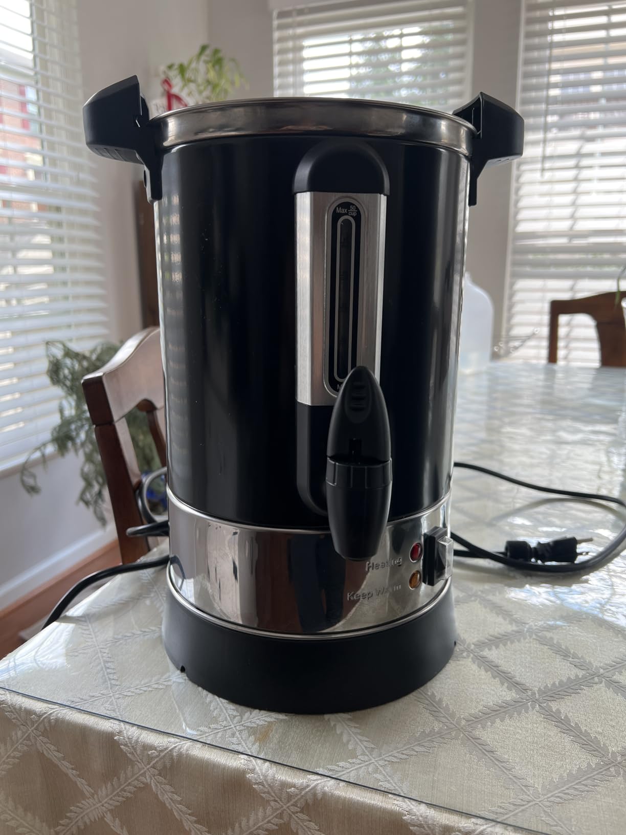 Zulay Commercial Coffee Maker, Coffee Urn 100 Cup, Large Coffee Percolator - 100 Cup Coffee Maker with Double-Wall Stainless Steel, Commercial Coffee Urn Quick Brew Tea Percolator for Events - Silver customer photo 2