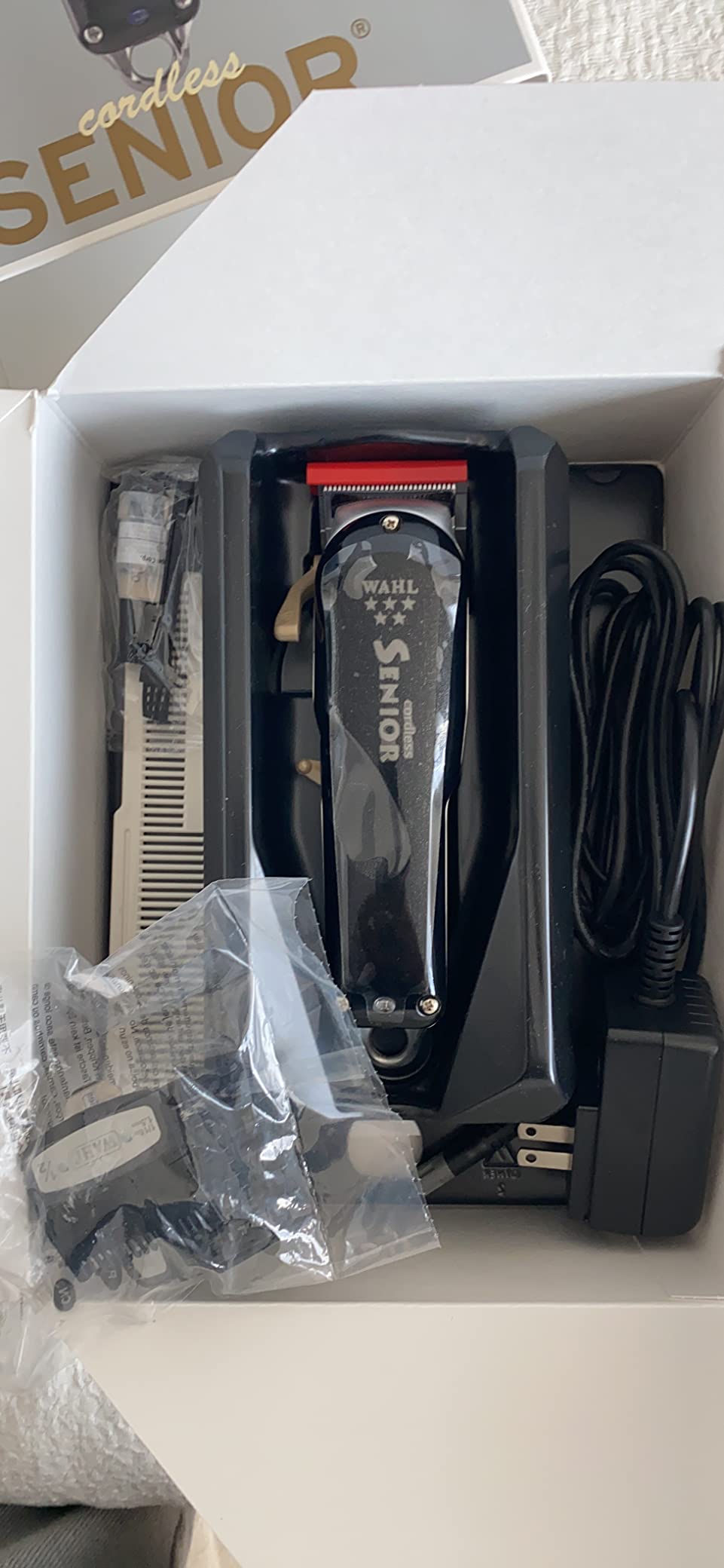 Wahl Professional 5 Star Cordless Senior Clipper, Metal, Model 08504-400 | Precision Fade Blades with Zero-Overlap 2191 Blade & Rotary Motor for Tapers & Blends, 80 Min Runtime, Lithium-Ion customer photo 1