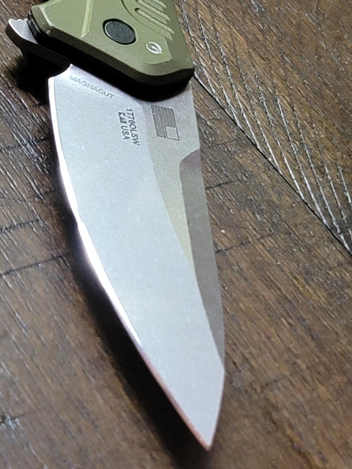 Kershaw Link Pocket Knife, Olive, 3.25 Inch Drop Point Blade | EDC with Assisted Opening, Reversible Pocketclip, USA Made, Everyday Carry for Men and Women customer photo 1