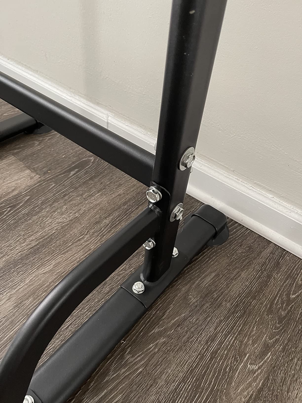 soges Power Tower Pull Up Bar Station, Free Standing Pull Up Rack Dip Station for Home Gym, Height Adjustable Home Strength Training Fitness Workout Equipment customer photo 2