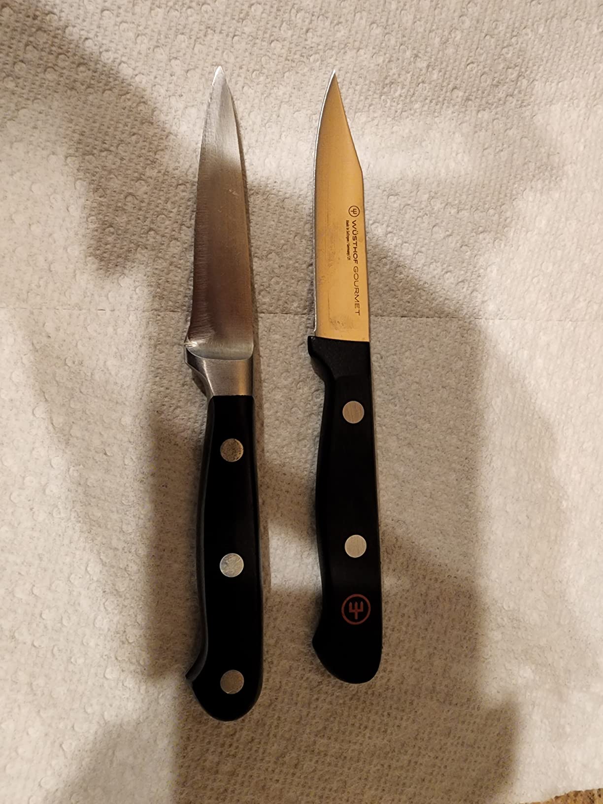 WÜSTHOF Gourmet 3-Piece Paring Knife Set, Black customer photo 2