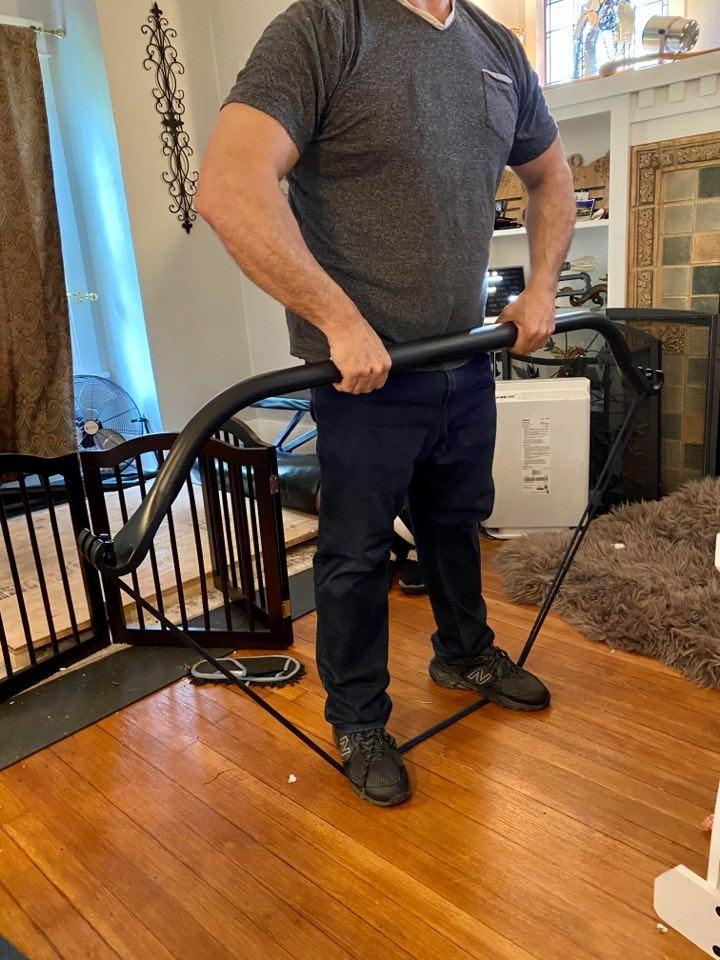 Synergee Resistance Bow - Portable Home Gym Bar and Bands customer photo 1