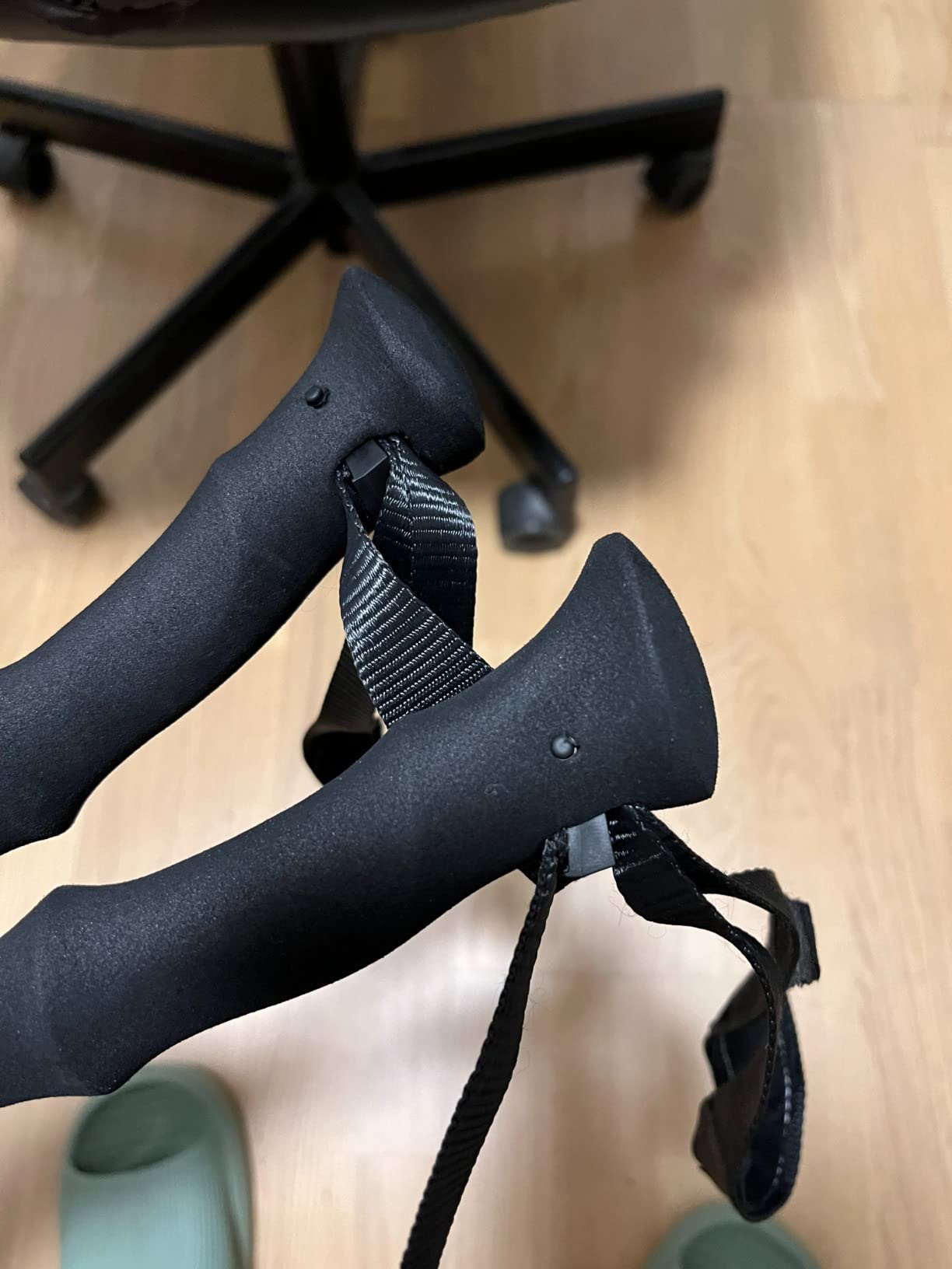 Cascade Mountain Tech Trekking Poles - Carbon Fiber Walking or Hiking Sticks with Quick Adjustable Locks customer photo 2