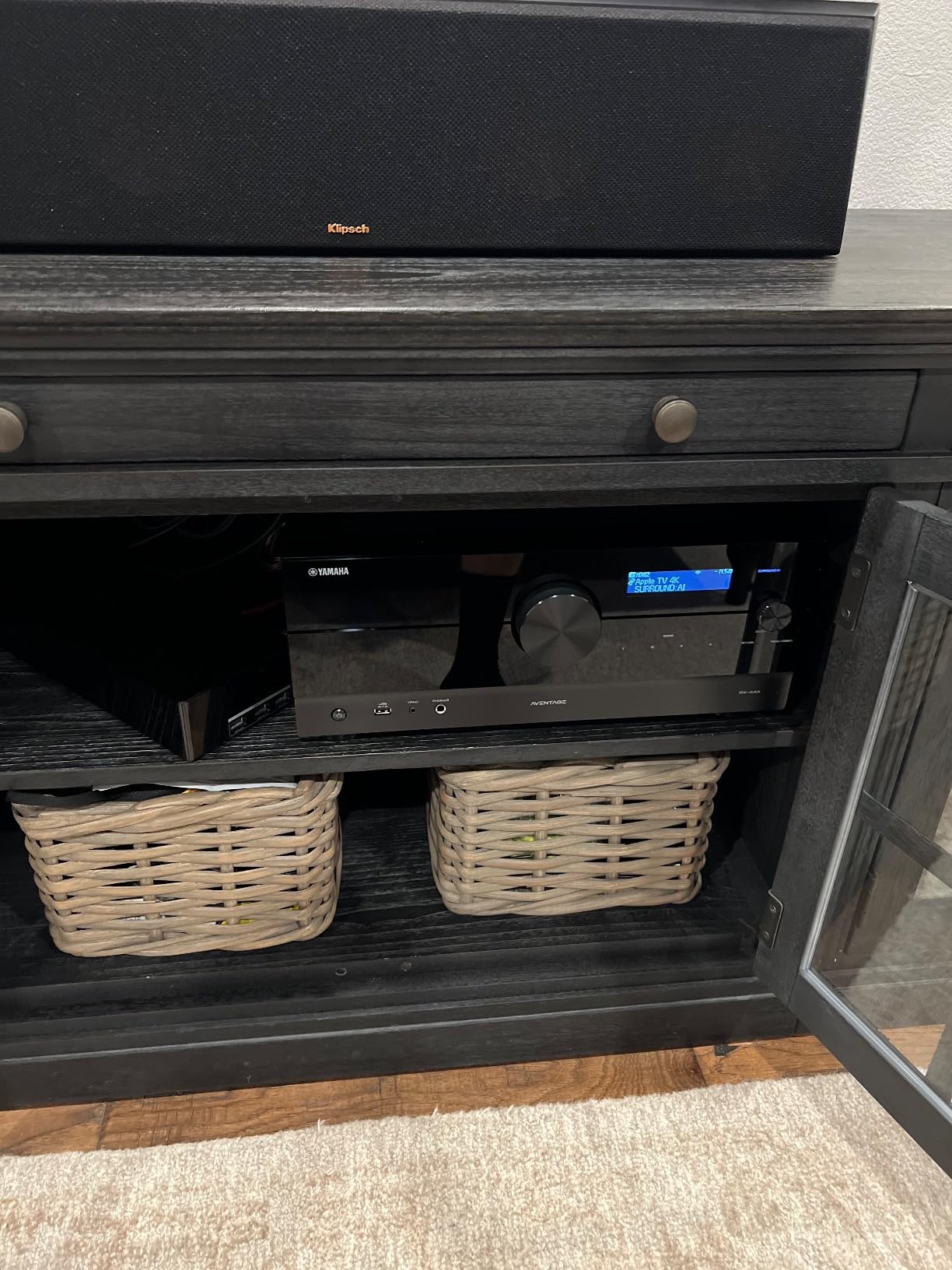 Yamaha RX-A4A AVENTAGE 7.2-Channel AV Receiver - 8K and 4K/120 HDMI, eARC, Dolby Atmos, DTS:X, Auro-3D, Surround:AI, Wi-Fi, Bluetooth, MusicCast customer photo 1