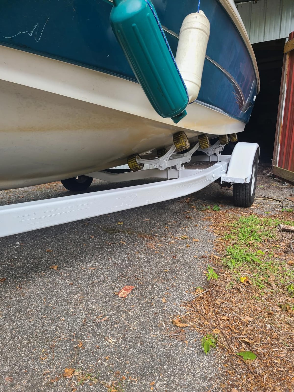 KUAFU Boat Trailer Crossmember Square Tube V-Bend Crossbar 3