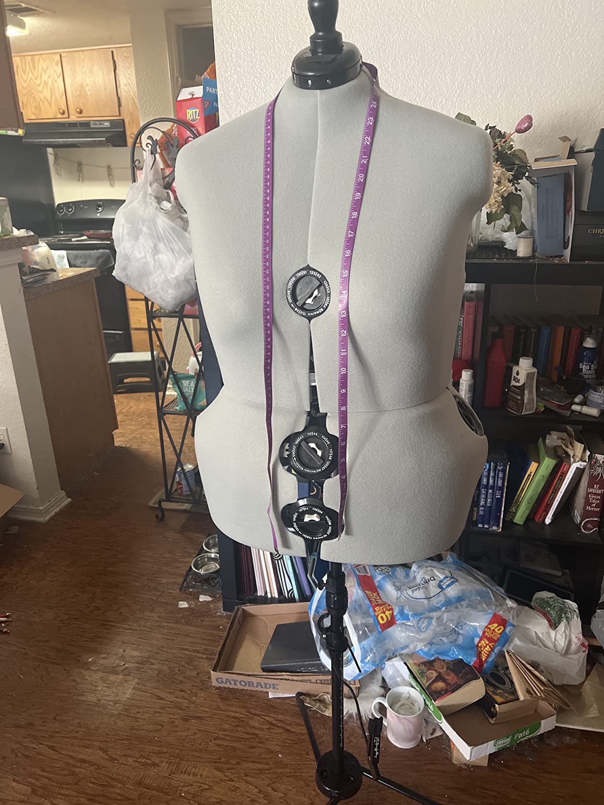 Dritz Twin-Fit Adjustable Dress Form, Petite Sizes US 00-4 | Female Clothing Mannequin for Sewing, Fitting, and Draping customer photo 2