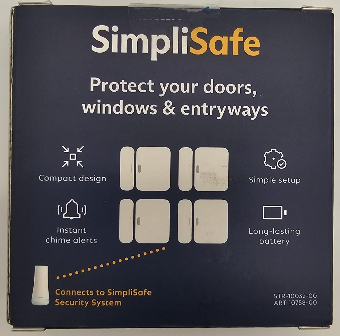 SimpliSafe Entry Sensor (Pack of 4) - Window and Door Protection - Compatible with The SimpliSafe Home Security System - Latest Gen customer photo 1