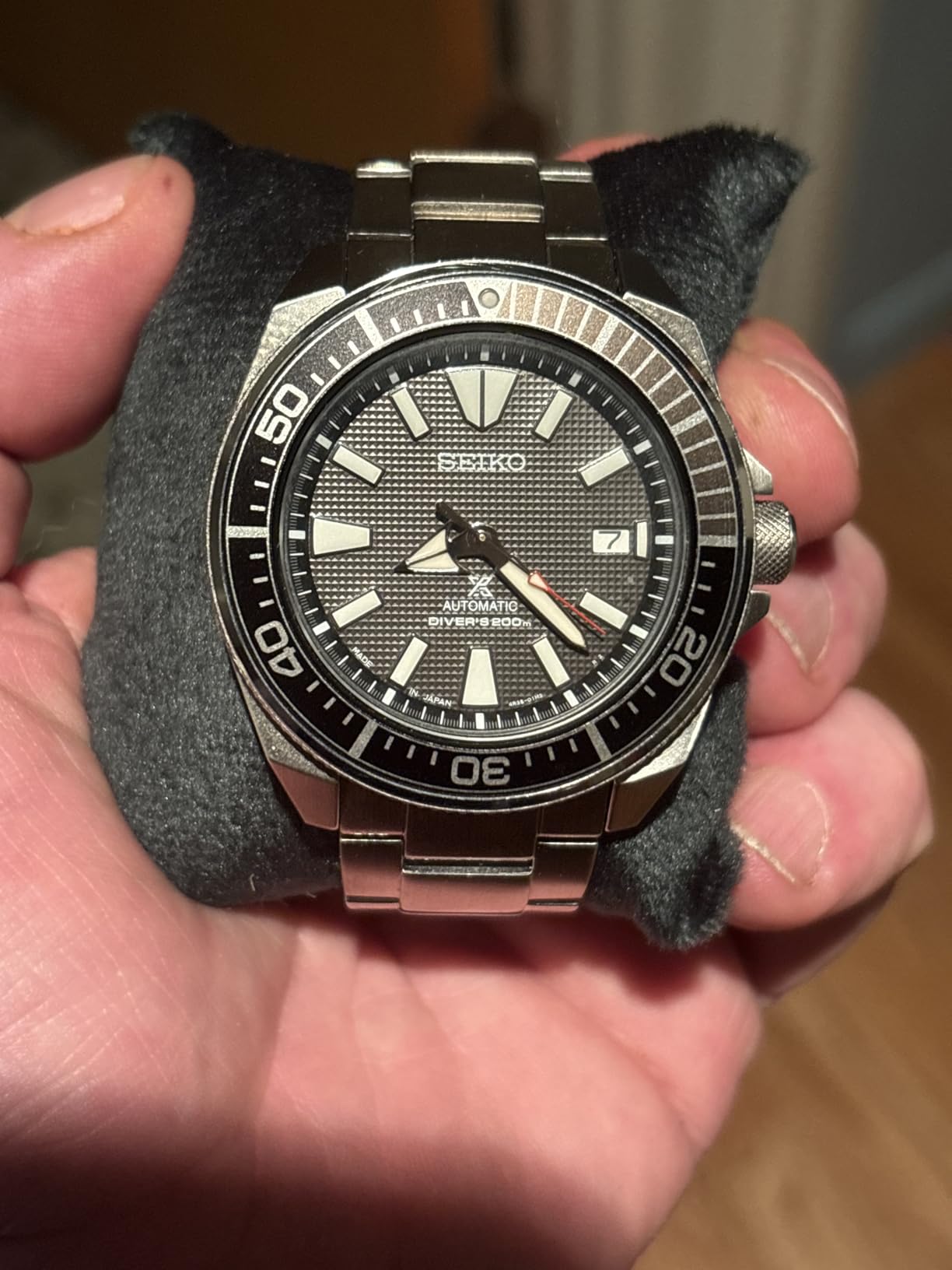 Seiko SRPF03 Automatic Dive Watch for Men - Prospex Special Edition - LumiBrite Hands, Hardlex Crystal - Water Resistant 200M customer photo 2