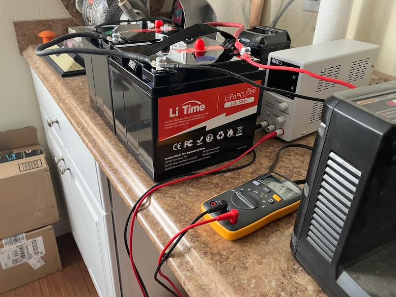 LiTime 12V 50Ah Lithium LiFePO4 RV Battery, Max. 15000 Deep Cycle Battery, 11.57lbs Ultra-Light, Perfect for Camper, Van, Travel, Trailer, Marine, Trolling Motor customer photo 1