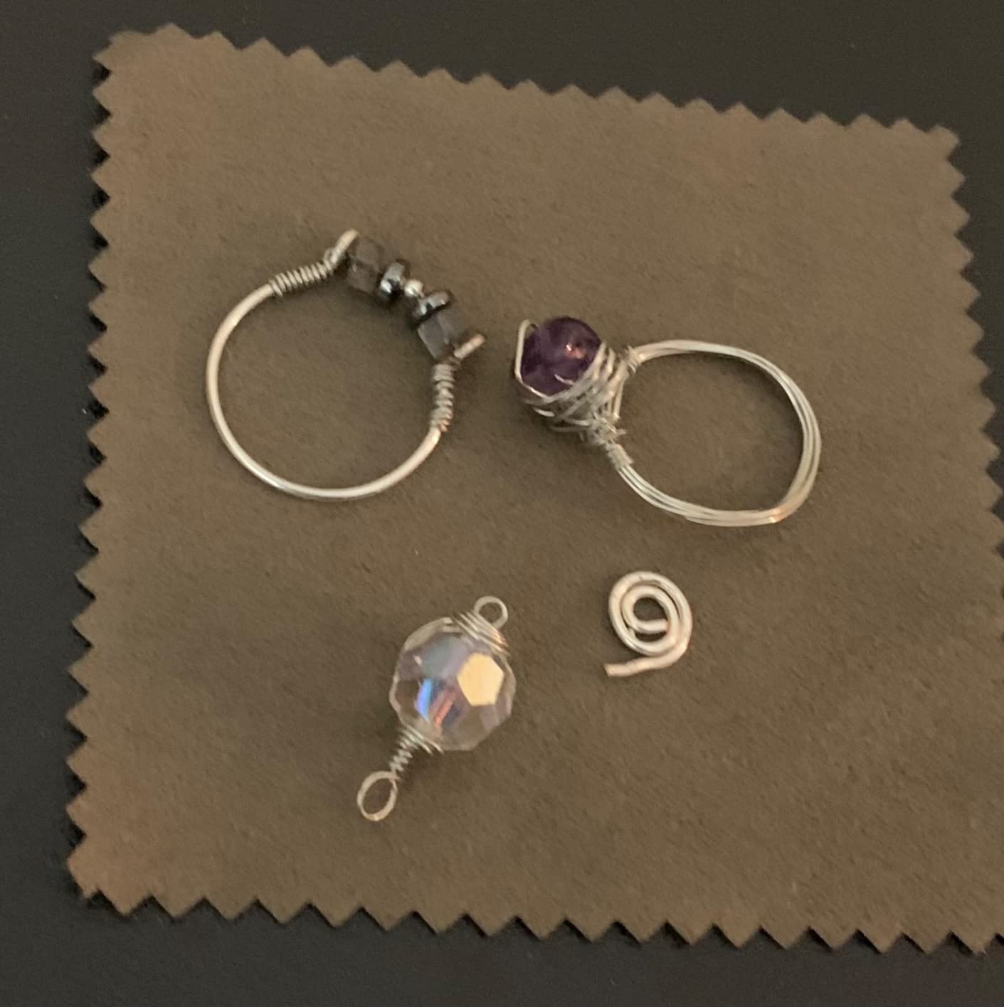 Thrilez Wire Wrapping for Jewelry Making, Repair and Beading Supplies Kit with Craft Ring Wire, Tools, Pliers and Jewelry Findings customer photo 1
