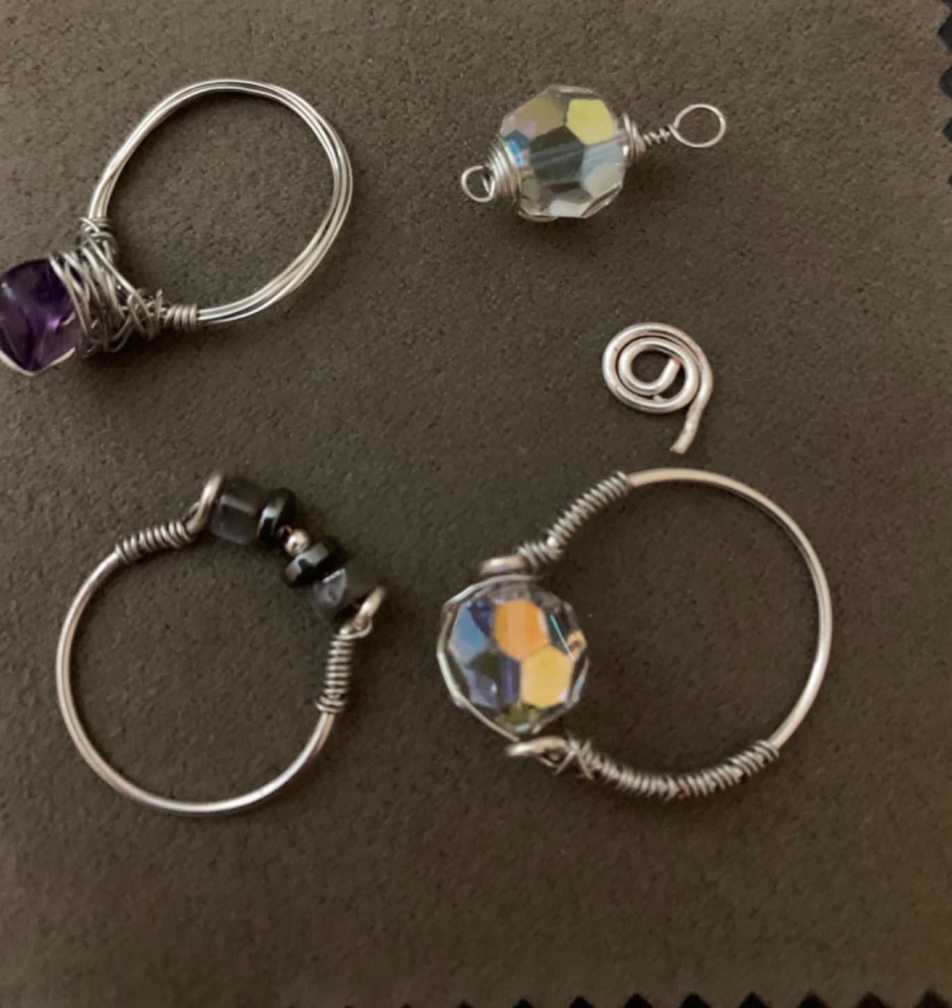 Thrilez Wire Wrapping for Jewelry Making, Repair and Beading Supplies Kit with Craft Ring Wire, Tools, Pliers and Jewelry Findings customer photo 2