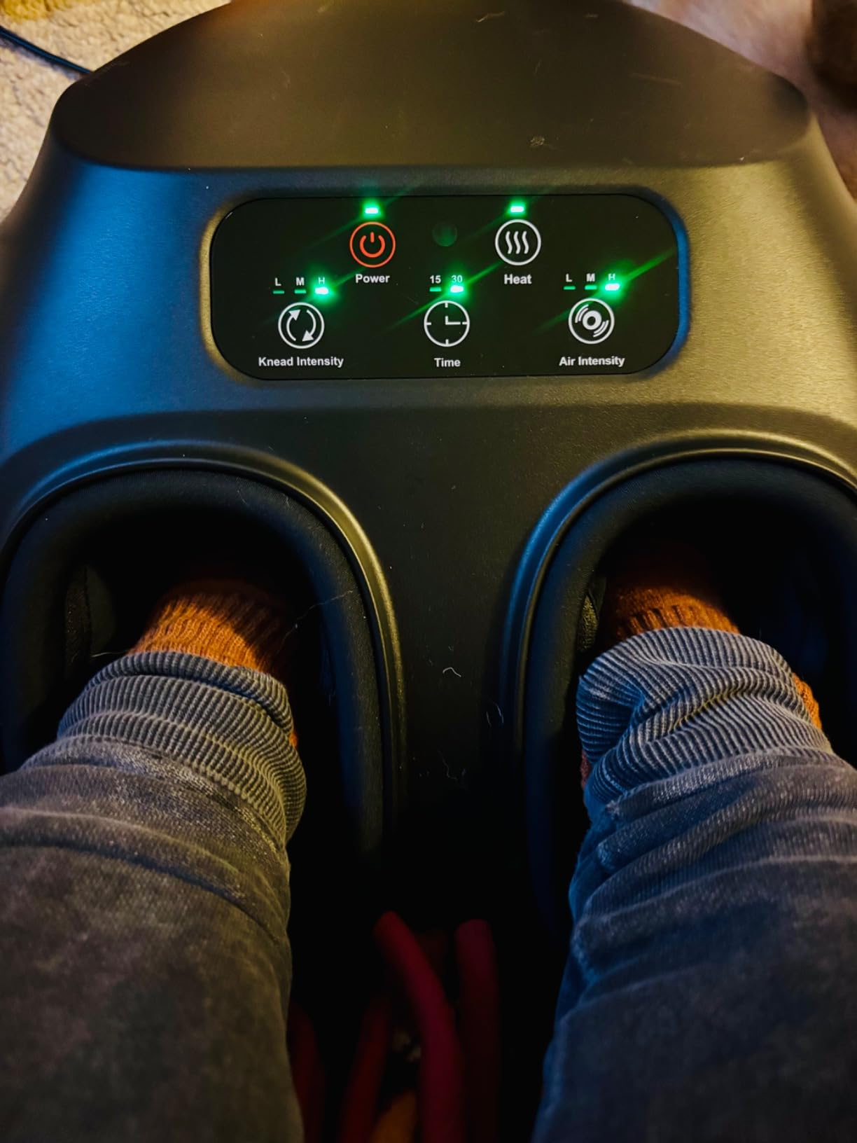 RENPHO Shiatsu Foot Massager with Heat for Plantar Fasciitis FSA Eligible | Deep Kneading, Delivers Relief for Tired Foot, Full Foot Coverage, Remote Control, Birthday Gifts for Women Men, Size 14 customer photo 1
