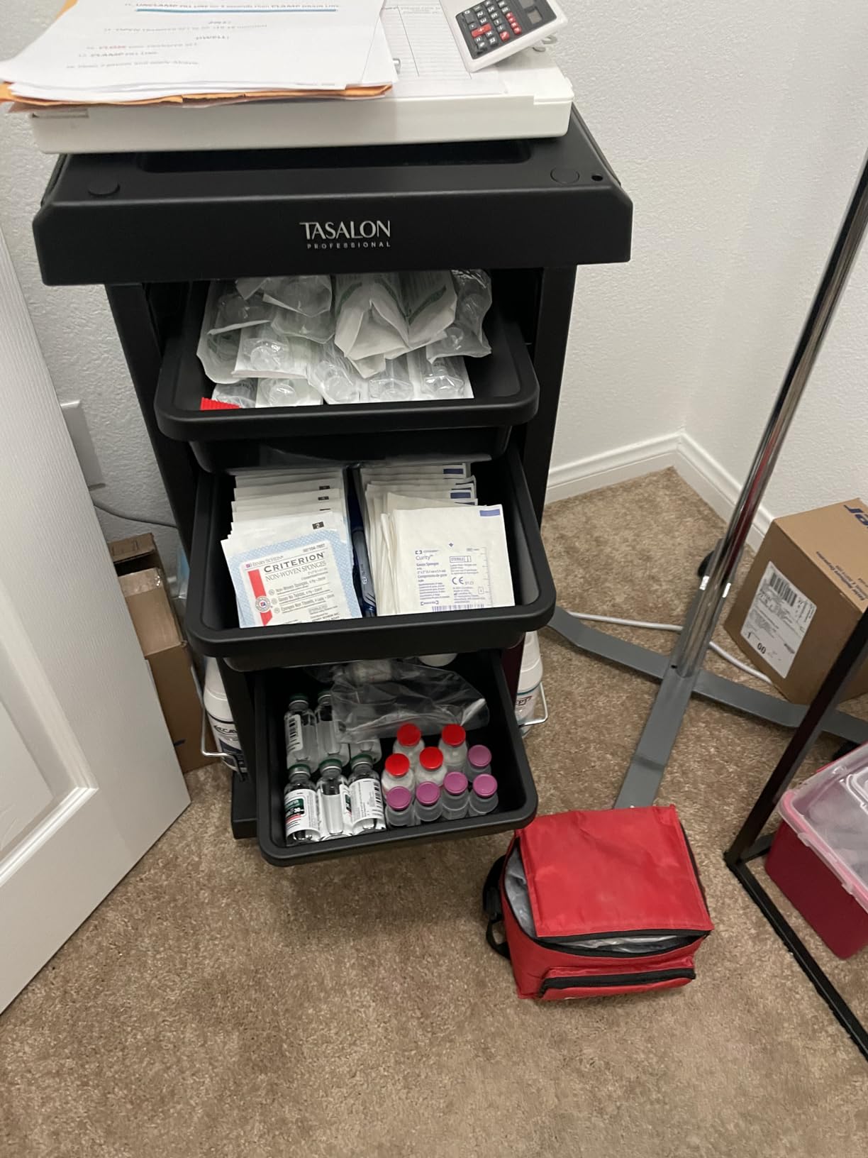 TASALON 6-Tray Multipurpose Rolling Salon Storage Cart customer photo 2