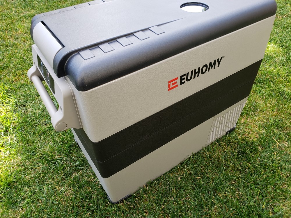EUHOMY 59QT 12 Volt Refrigerator, -4℉~68℉ Portable Fridge for Car | No Ice Needed, 12V&100-240V, Compressor Cooling, ECO/MAX Modes, 3-Level Battery Protection, Truck/Travel/Home Use,Low Noise customer photo 2