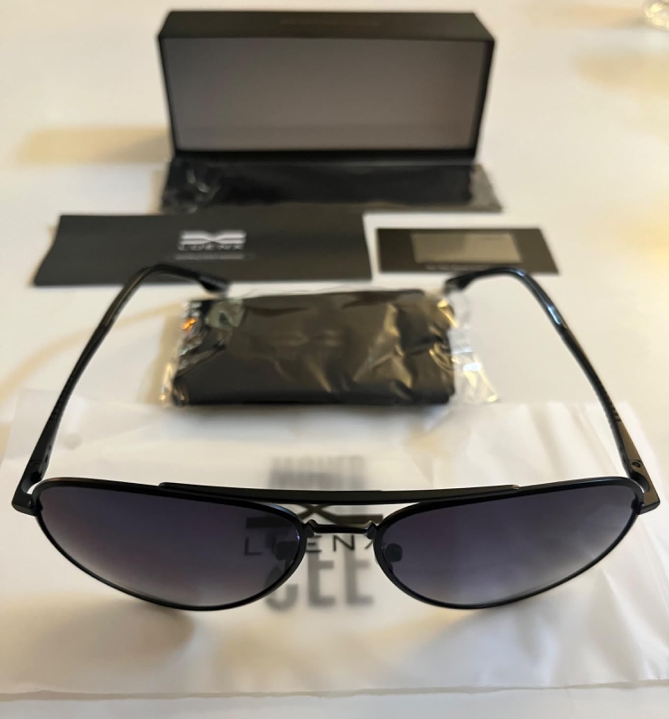 Luenx Aviator Polarized Sunglasses Men Women Classic UV400 Driving customer photo 1