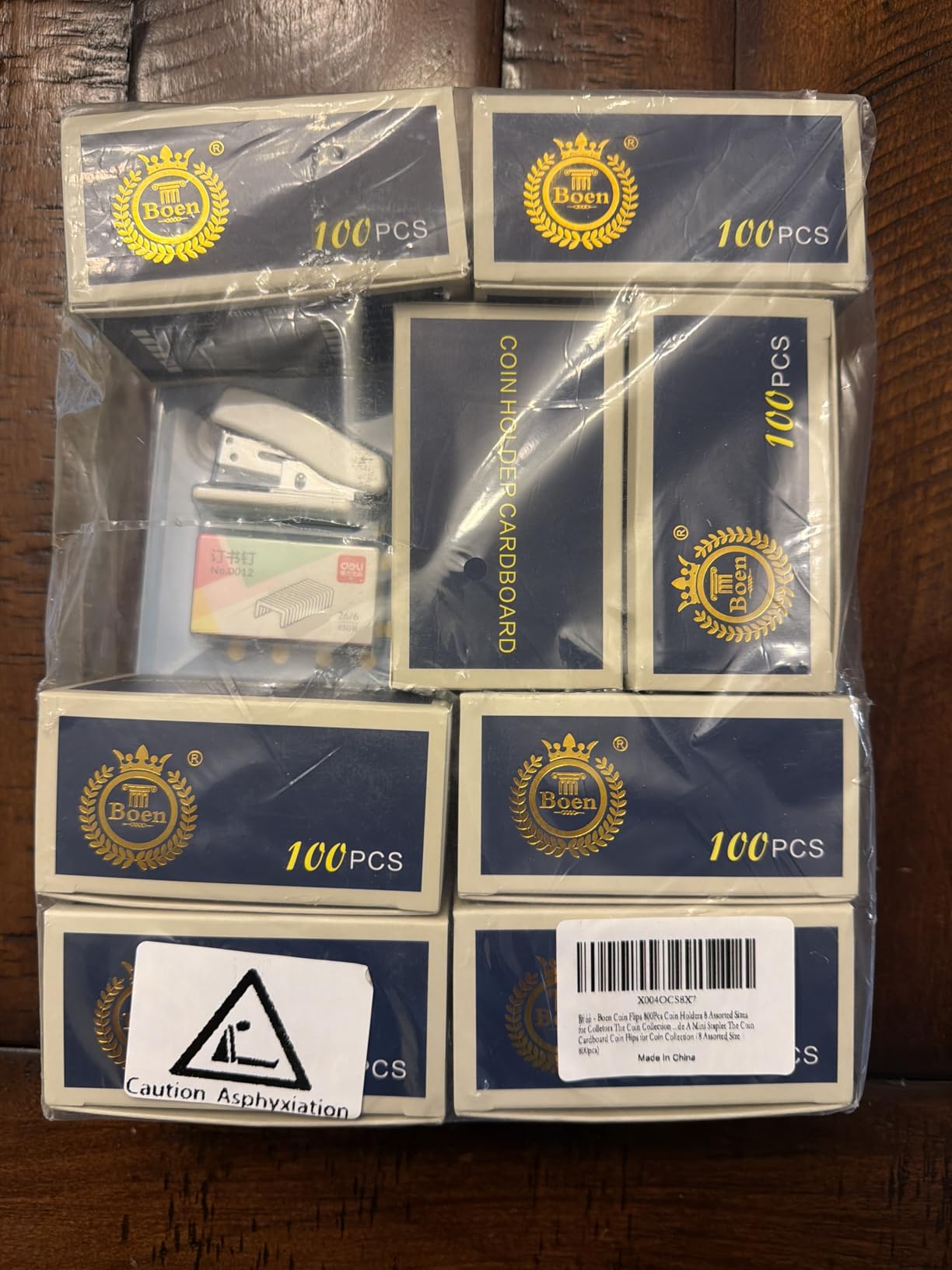 Boen Coin Flips 10 Assorted Sizes 1000Pcs Coin Holders for Colletors The Coin Collection Supplies Include A Mini Stapler The Coin Cardboard Coin Flips for Coin Collection (10 Assorted Size 1000pcs) customer photo 2