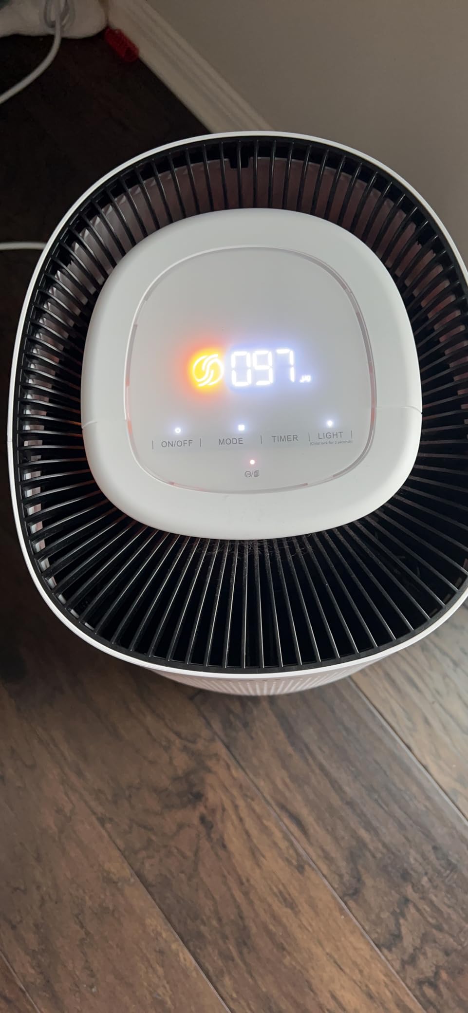 Sans True HEPA Air Purifier for Extra Large Rooms (1,854 sq ft) | UV-C Light Layer & Carbon Odor Absorption | Quiet 25dB Auto-Mode, Captures Smoke, Dust & Allergens (White) customer photo 2