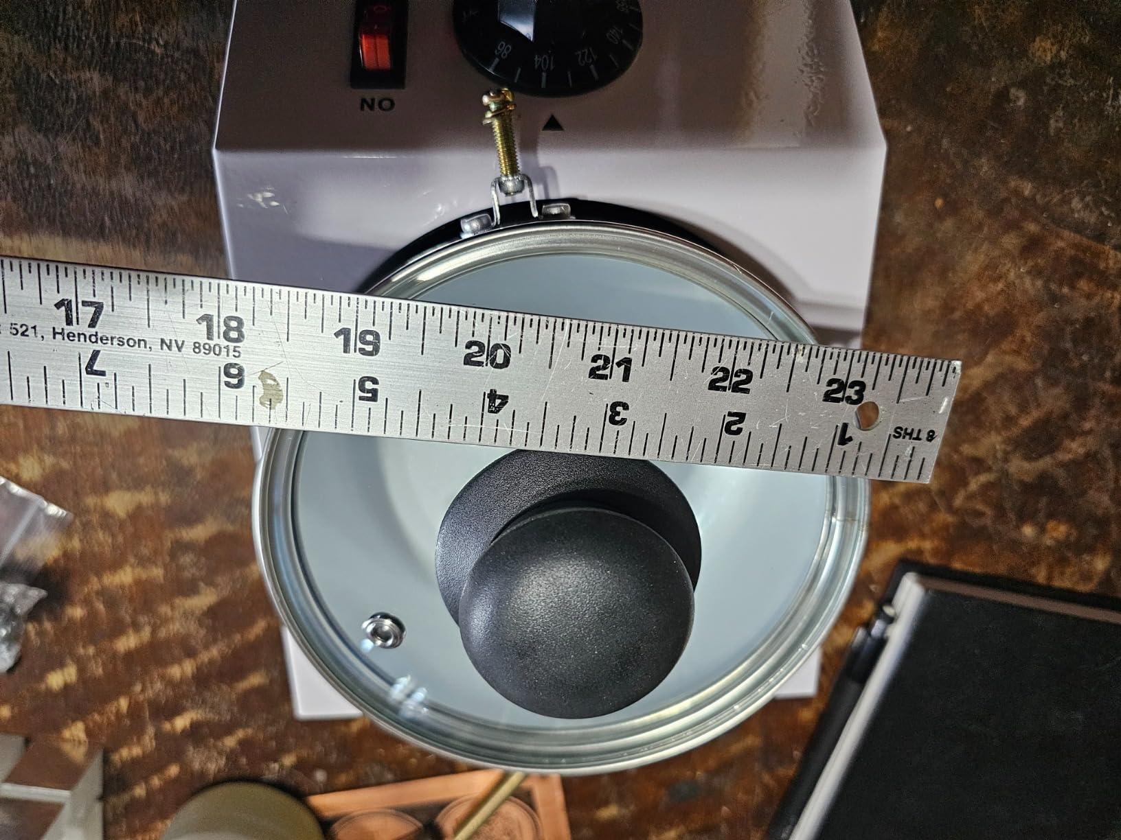 Dyna-Living Chocolate Melting Pot Chocolate Melter Pot 40W Chocolate Warmer for Melting Chocolate, Chocolate Tempering Machine for Home, Electric Chocolate Fountain Machine for Chocolate Melts customer photo 1