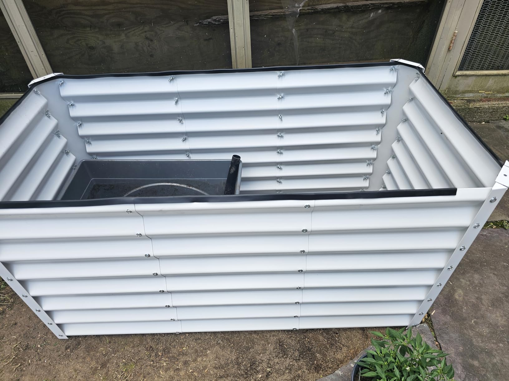 Best Choice Products 6x3x2ft Outdoor Metal Raised Garden Bed, Deep Root Box Planter for Vegetables, Flowers, Herbs, 269 Gallon Capacity, 100% Non Toxic Materials - Gray customer photo 2