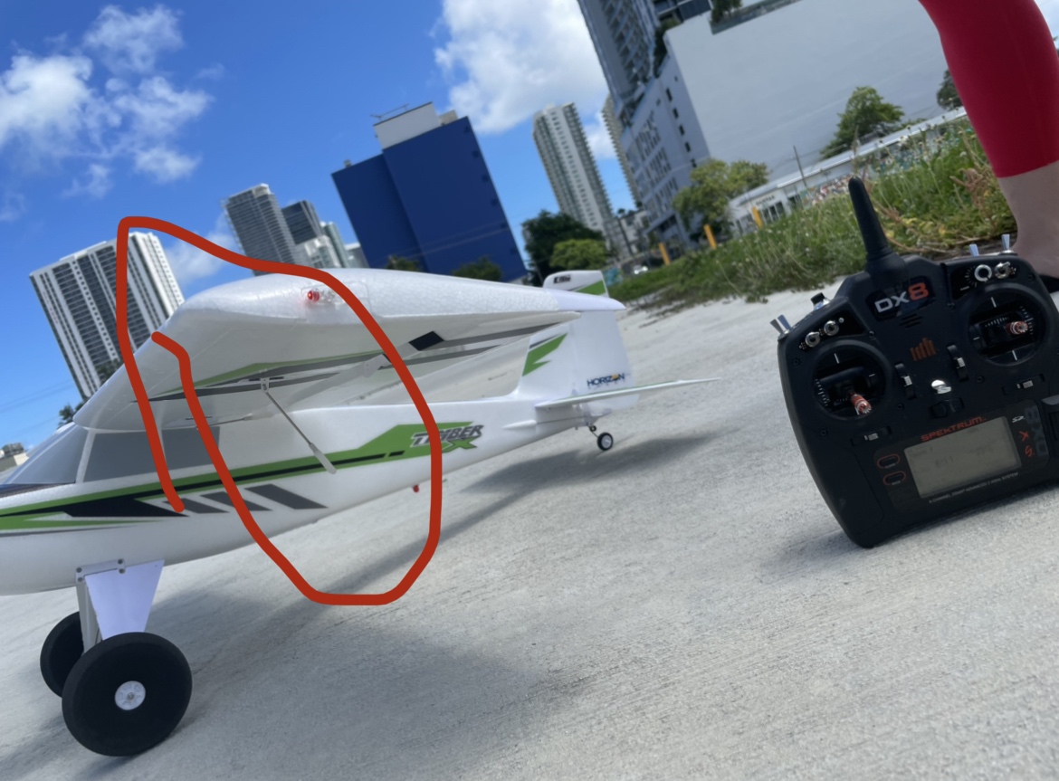 E-flite RC Airplane Timber X 1.2m BNF Basic Transmitter Battery and Charger not included with AS3X and Safe Select EFL38500 customer photo 1
