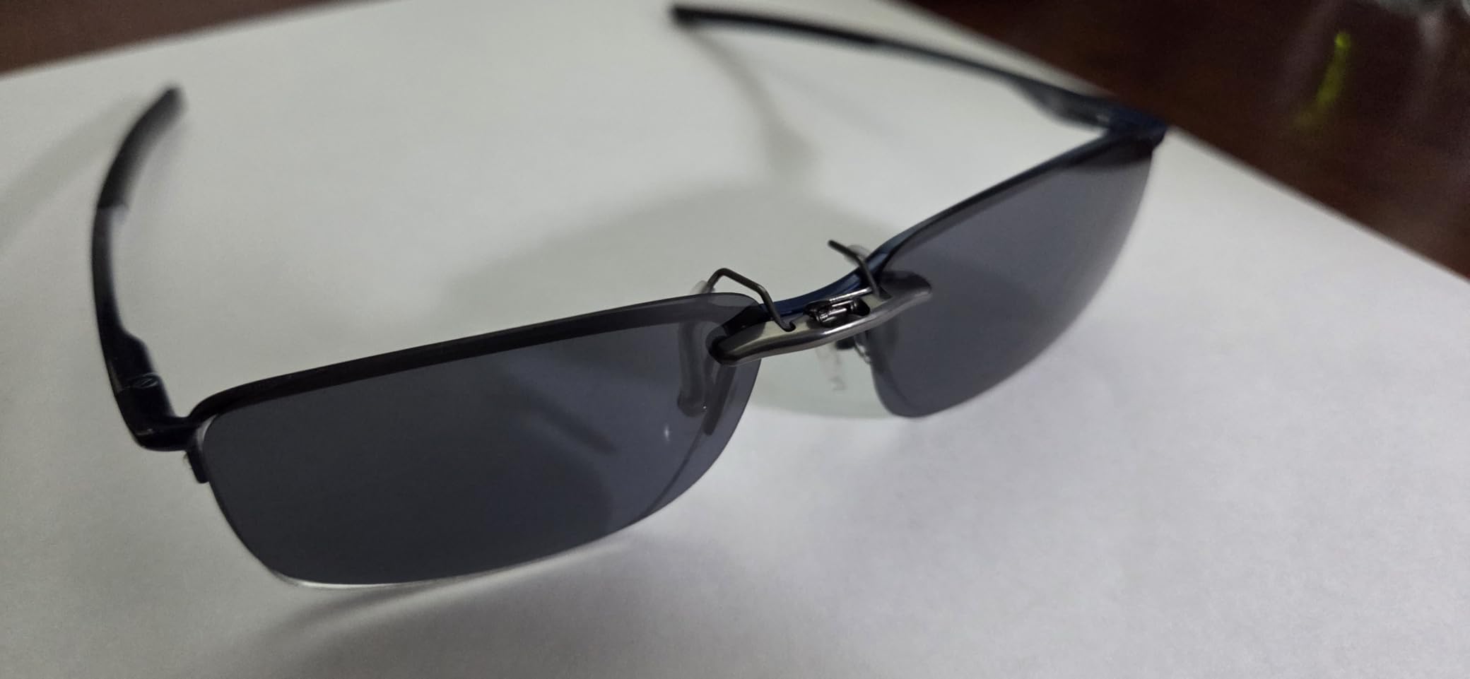 Polarized Clip On Sunglasses Over Prescription Glasses Men Women Compact Fit Non-Flip Up customer photo 1
