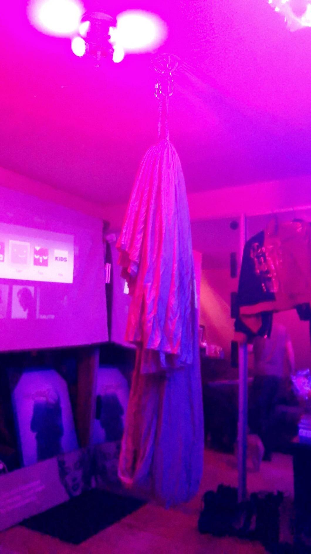 Pinc Active Silk Aerial Yoga Swing & Hammock Kit for Improved Yoga Inversions, Flexibility & Core Strength customer photo 2