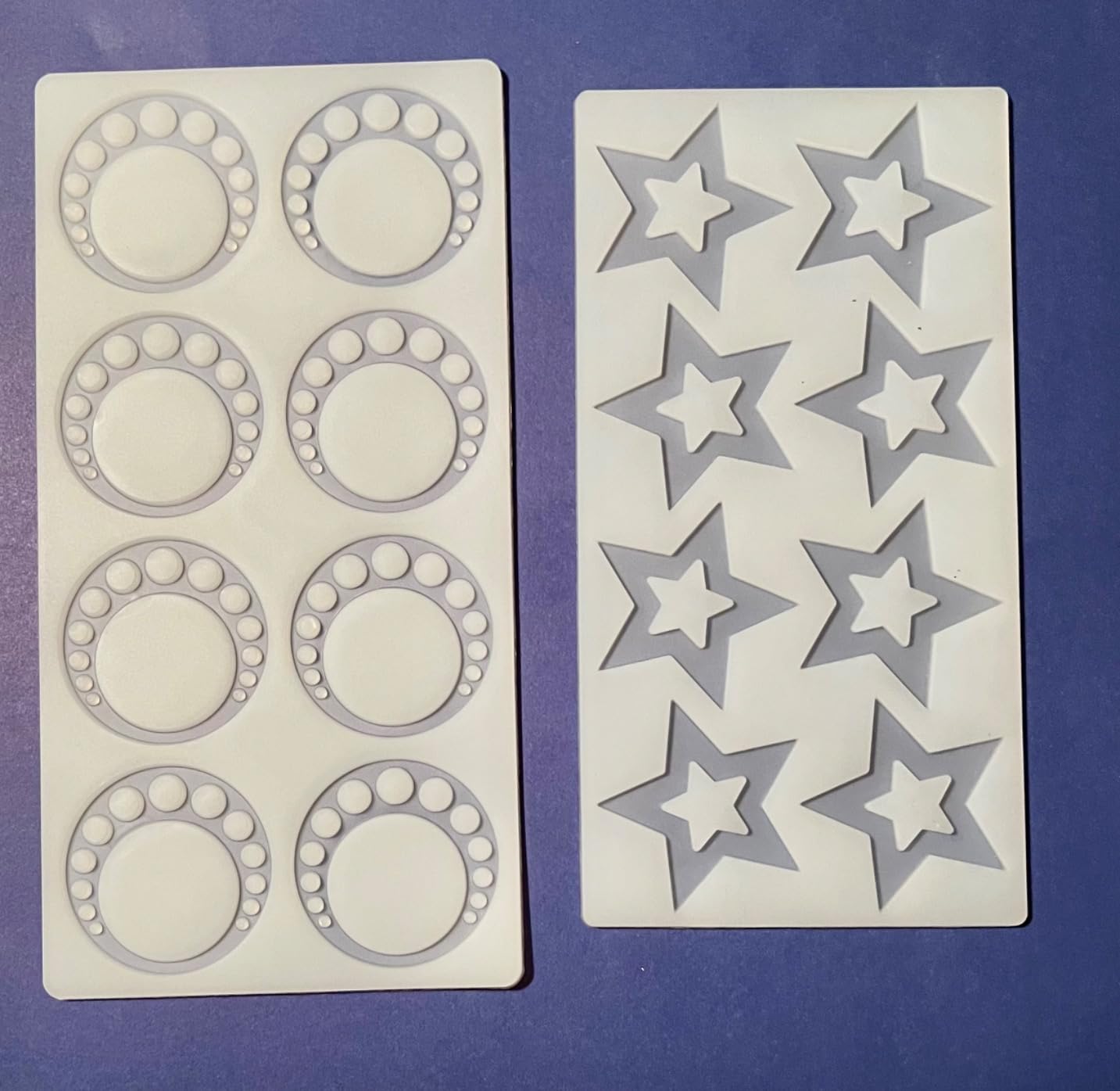 Rolin Roly 2Pcs Geometric Resin Molds Crystal Silicone Mold Gem Stone Casting Jewelry Mould Reusable Irregular Epoxy Moulds DIY Craft Making Pendant Decoration Home customer photo 2
