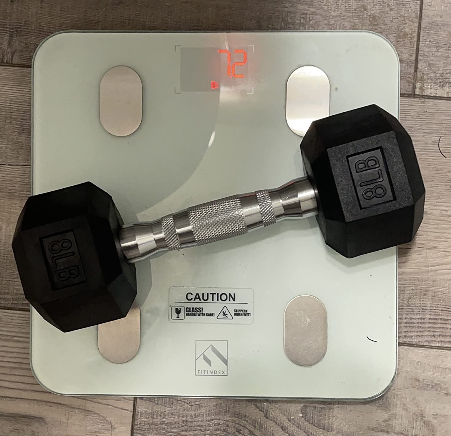 Hex Dumbbells Rubber Coated Cast Iron Dumbbell Set for Exercises | 2.5-40 lb Dumbbells Pair for Home Gym Strength Training, Ultra-low odor rubber, Crack and Chip Resistant, Ergonomic Knurled customer photo 1