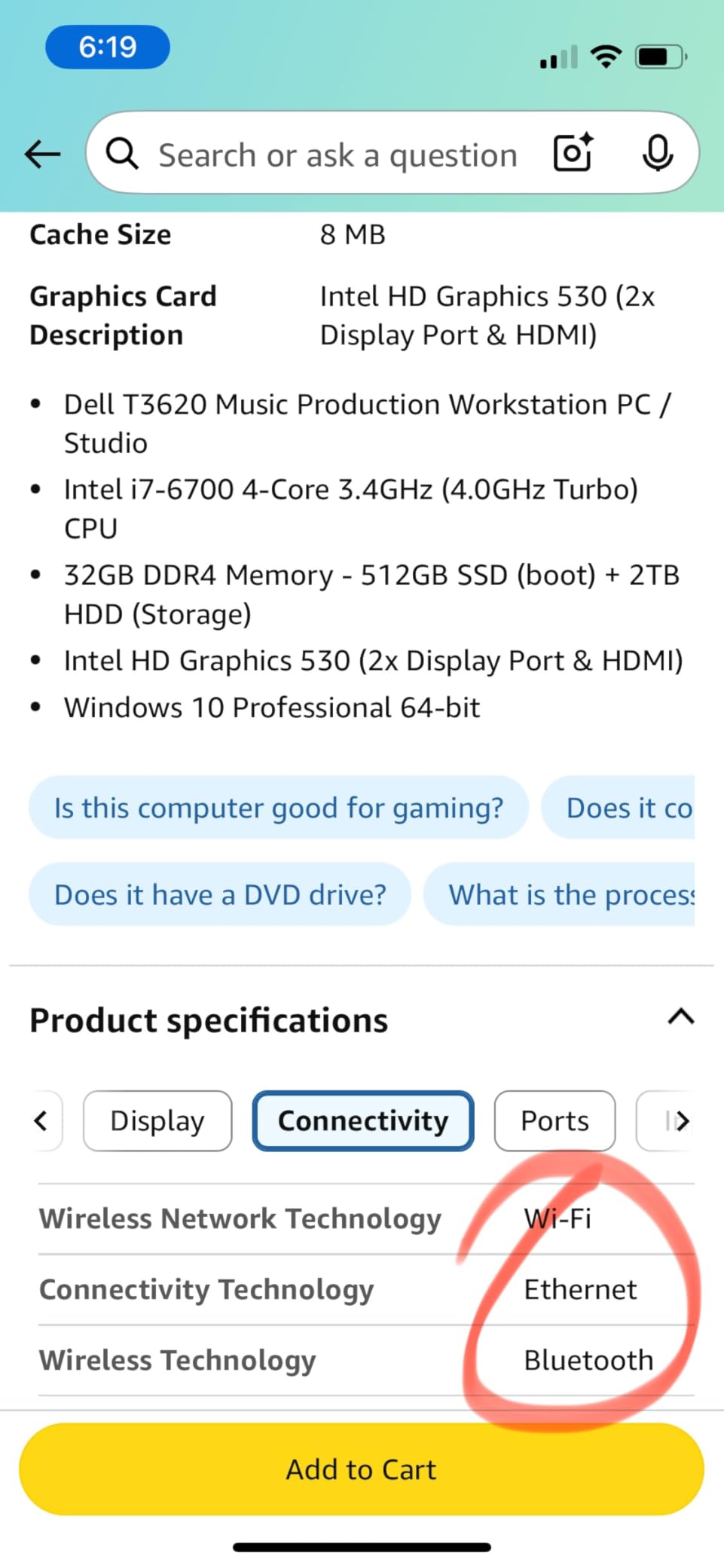 Dell Precision 3620 / T3620 Entry Level Music Production Workstation PC, Intel i7-6700 up to 4.0GHz 32GB DDR4 RAM, 512GB SSD + 2TB HDD, Intel HD Graphics 530, HDMI, USB 3.0, Windows 11 Pro (Renewed) customer photo 1