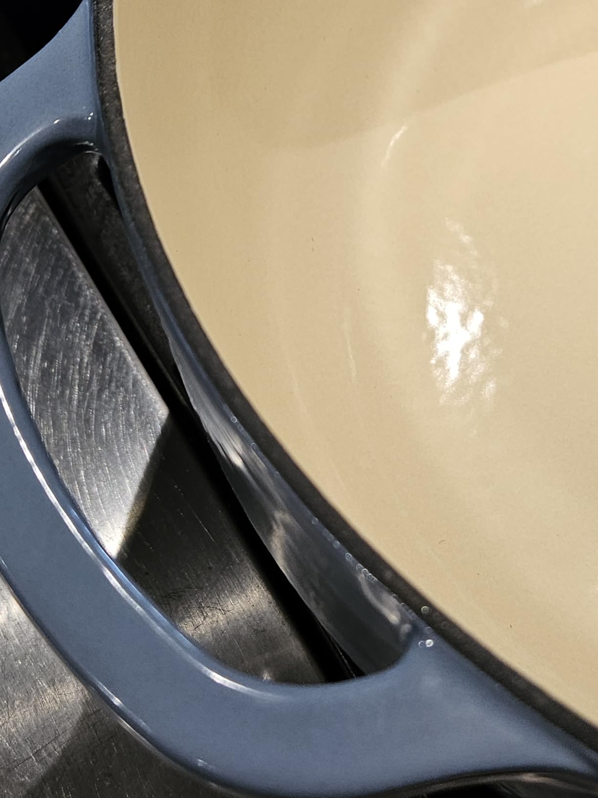 Lodge Essential Enamel Cast Iron Dutch Oven, 7.5 Quart, Indigo customer photo 1