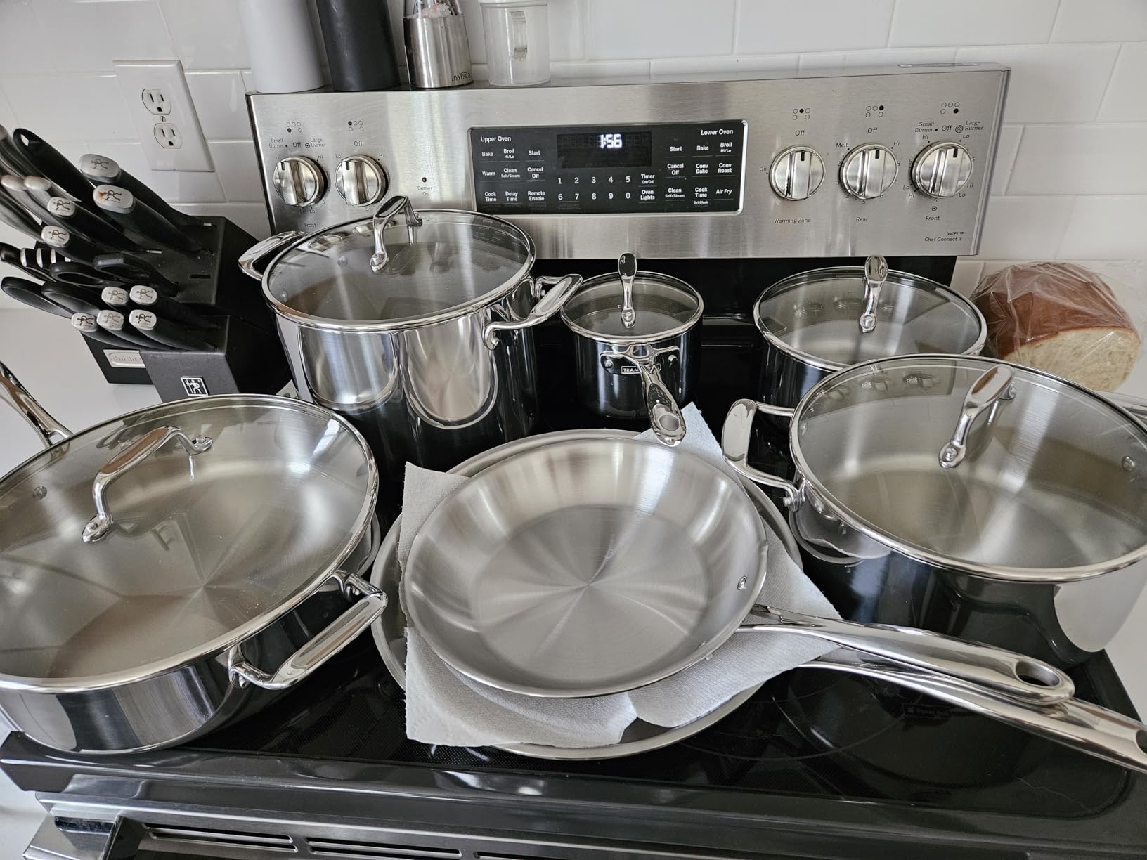 Tramontina Boston Tri-Ply Clad Stainless Steel 14-Pc Pots and Pans Set | Cookware Kitchen Set with Glass Lids, Induction-Ready, Dishwasher-Safe, NSF-Certified customer photo 1