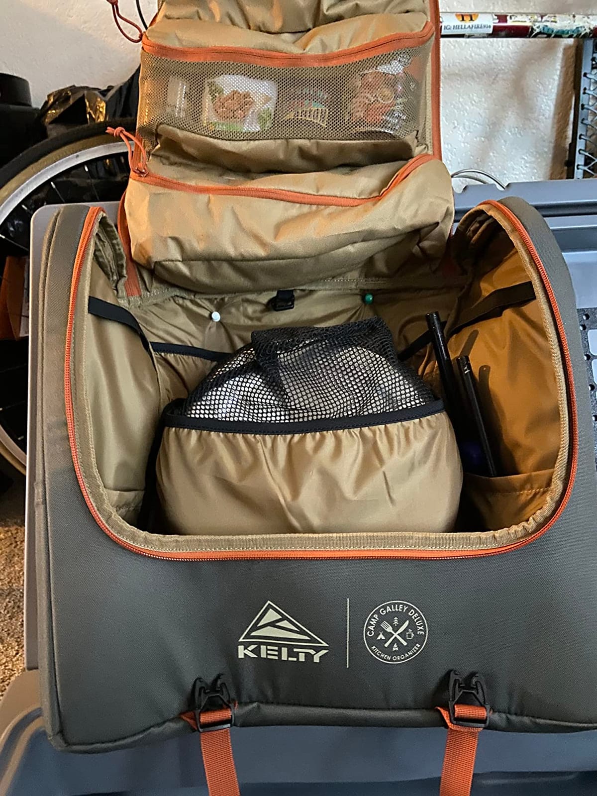 Kelty Camp Galley Deluxe - Camp Kitchen Organization Kit, Deep Pockets, Paper Towel Holder, Zippered Compartments for Outdoor Cooking Essentials customer photo 1