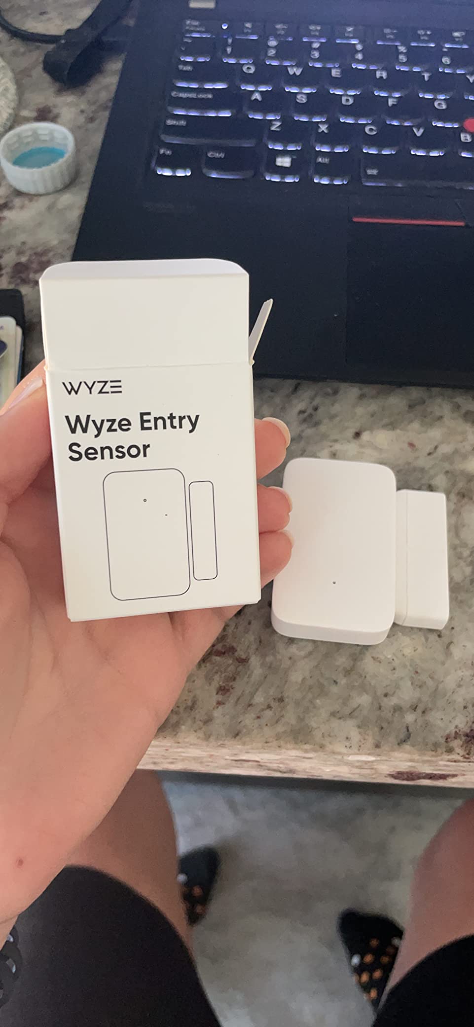 Wyze Home Security System Entry Sensor - Window and Door Entry Protection (3-Pack) Wyze Sense Hub required customer photo 1