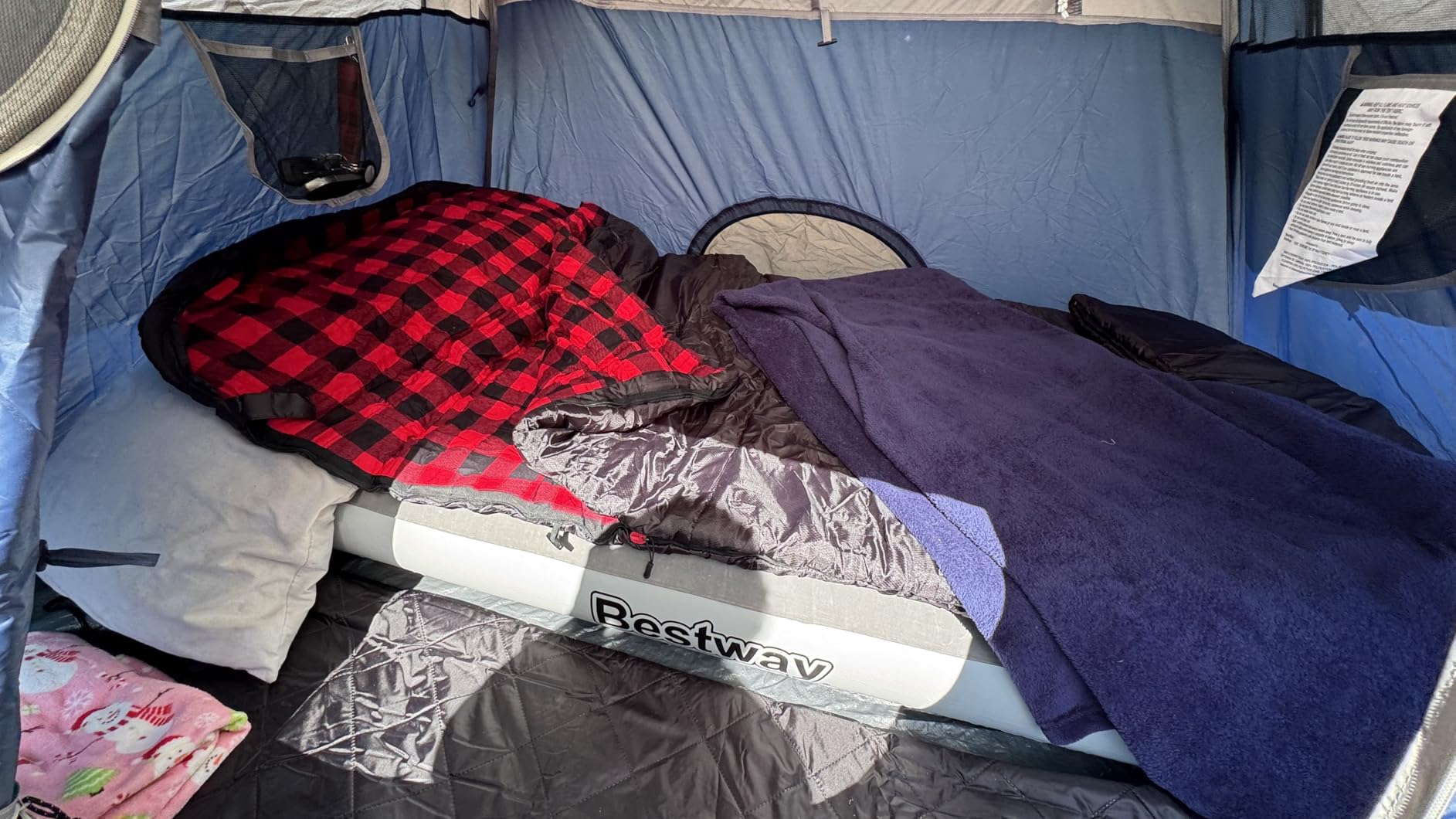 HiZYNICE Cold Weather Sleeping Bag 100% Cotton Flannel XXL for Adults Big and Tall,Free Compression Sack customer photo 2